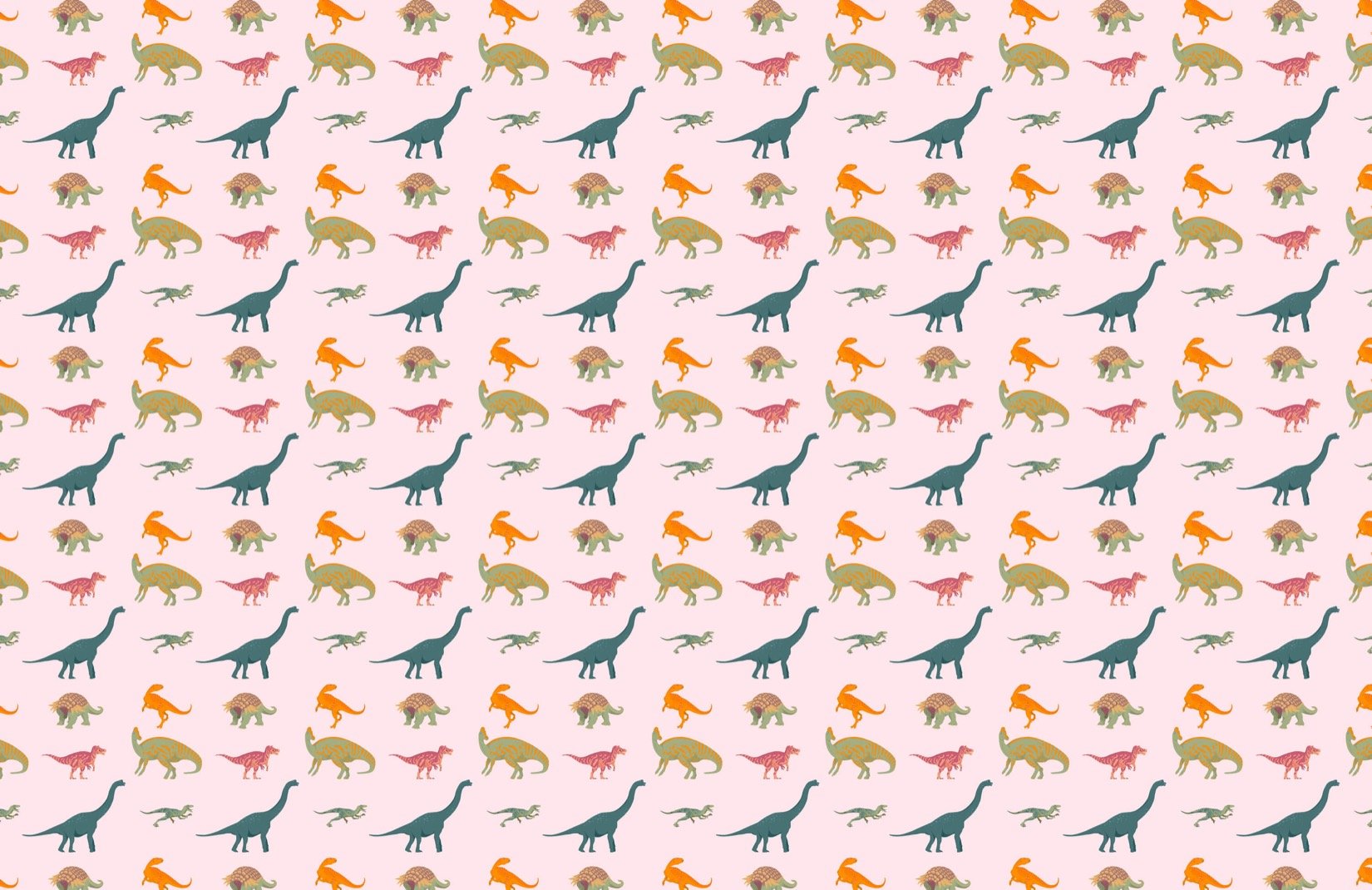 Cute Pink Dinosaur Wallpapers