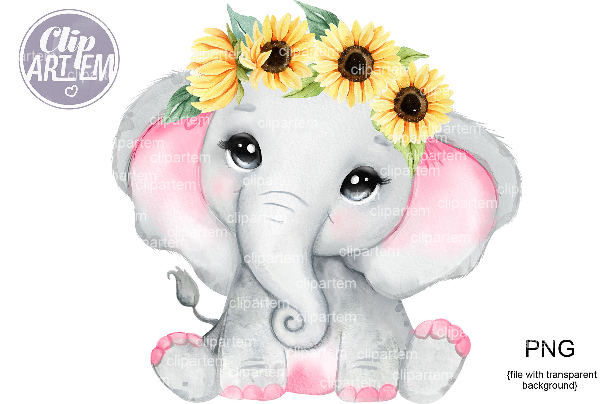 Cute Pink Elephant Wallpapers