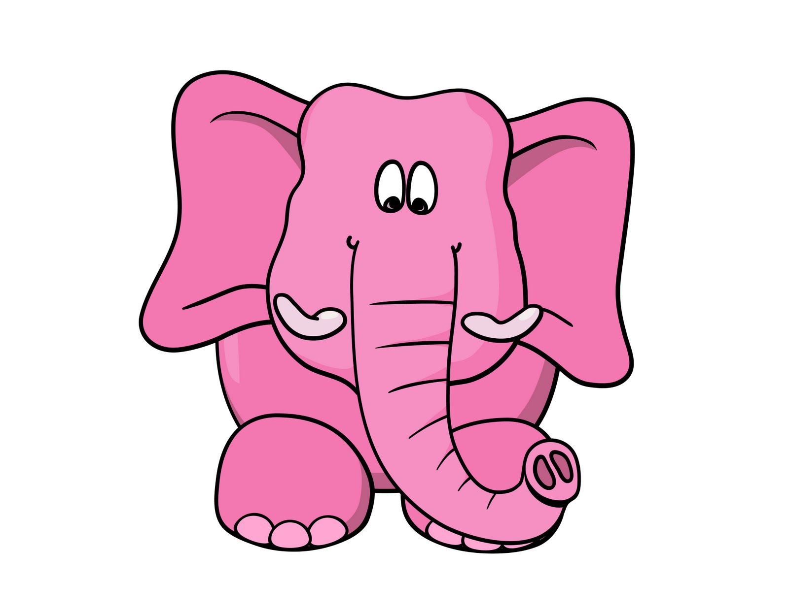 Cute Pink Elephant Wallpapers