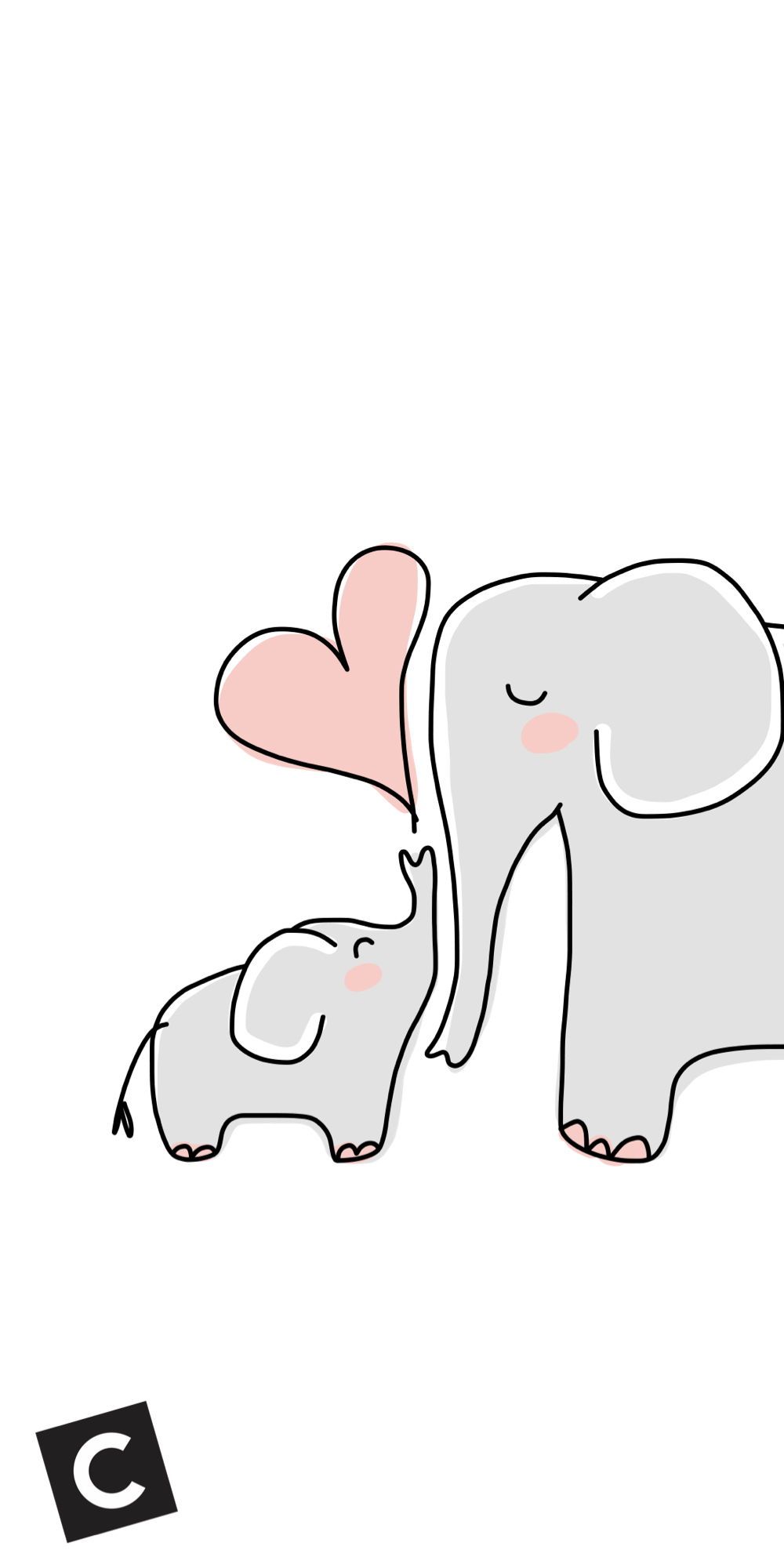 Cute Pink Elephant Wallpapers