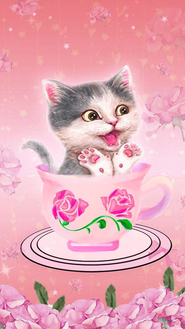 Cute Pink Kittens Wallpapers Wallpapers