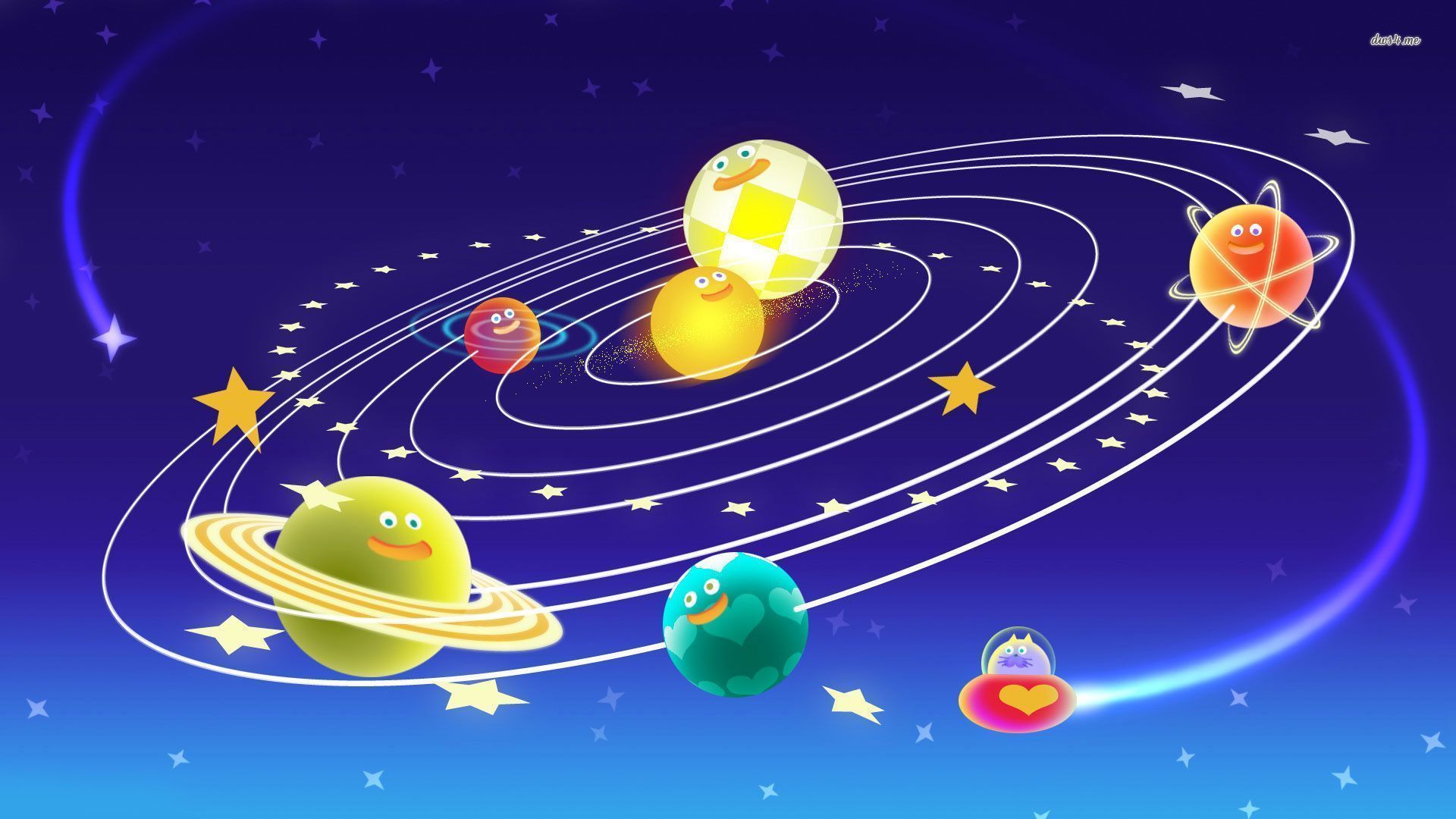 Cute Planets Wallpapers Wallpapers