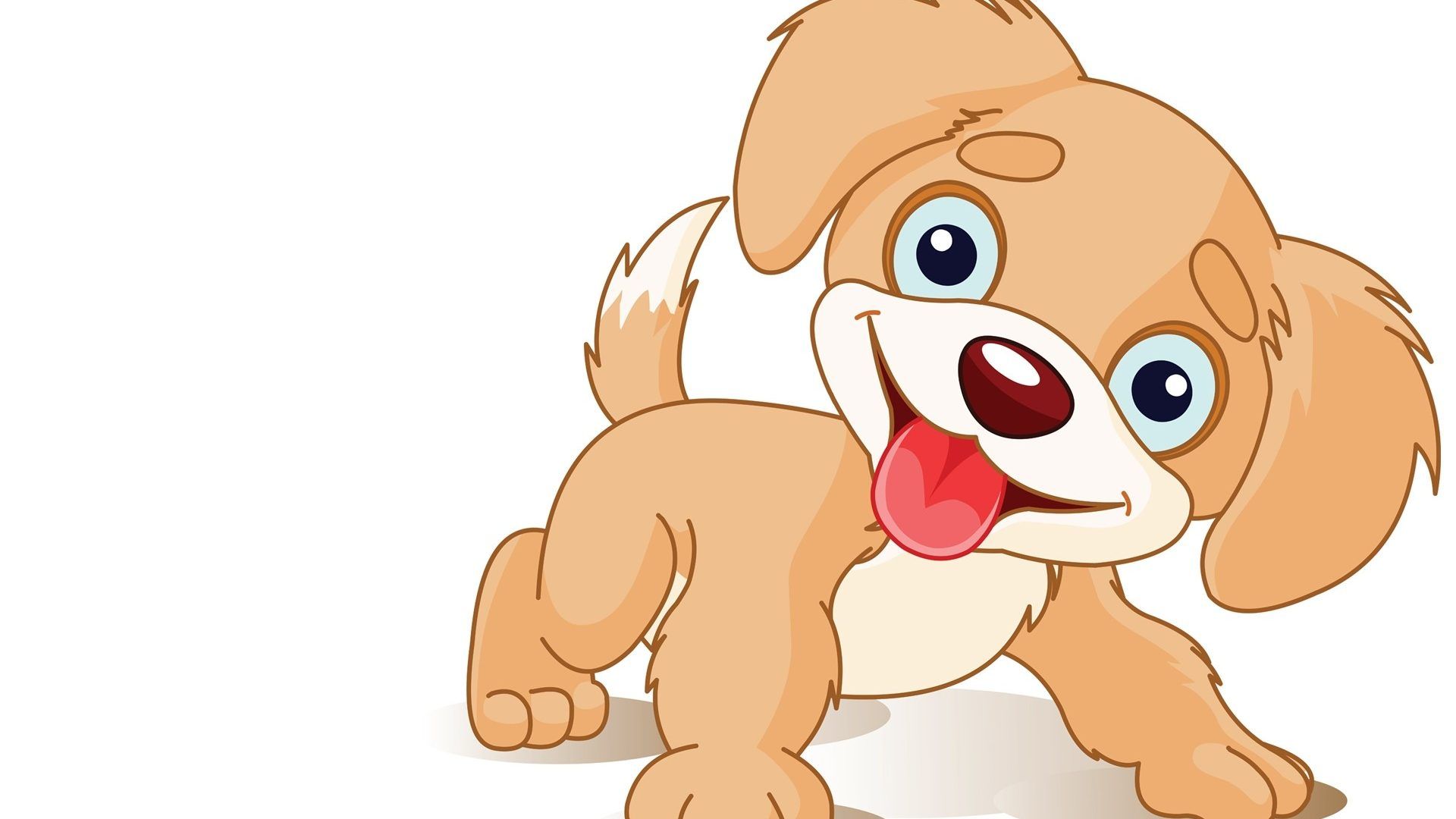 Cute Puppy Cartoon Wallpapers Wallpapers