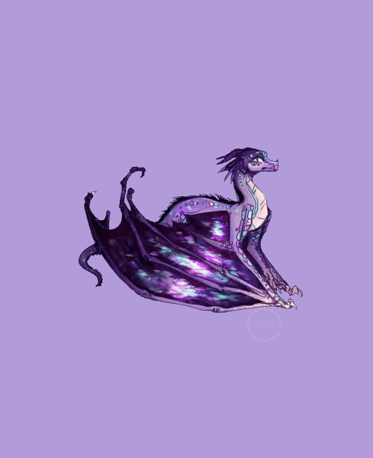 Cute Purple Dragon Wallpapers