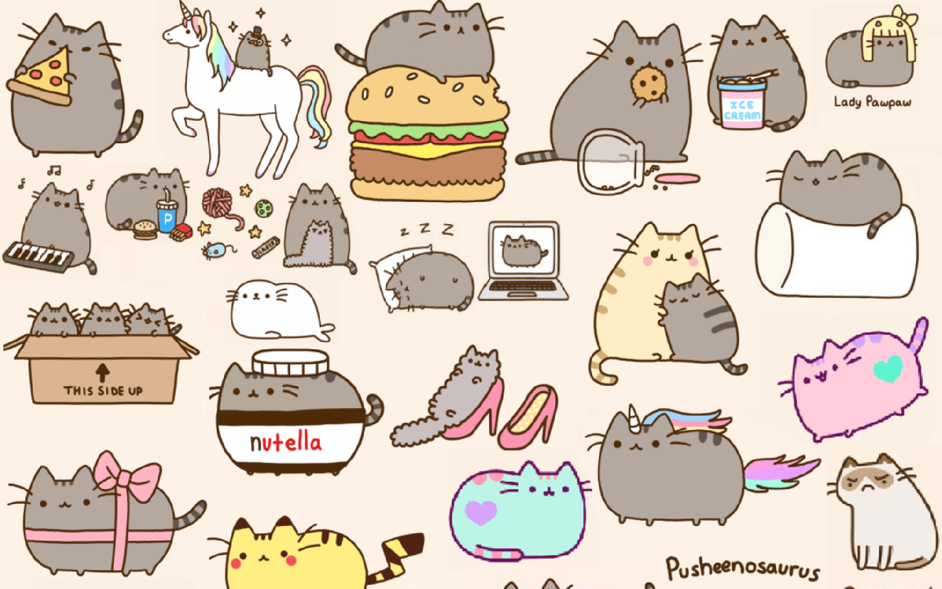 Cute Pusheen Wallpapers