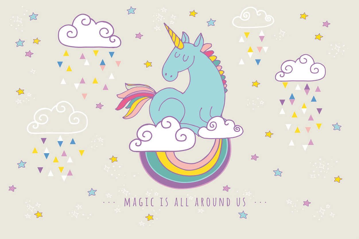 Cute Rainbow Unicorn Desktop Wallpapers