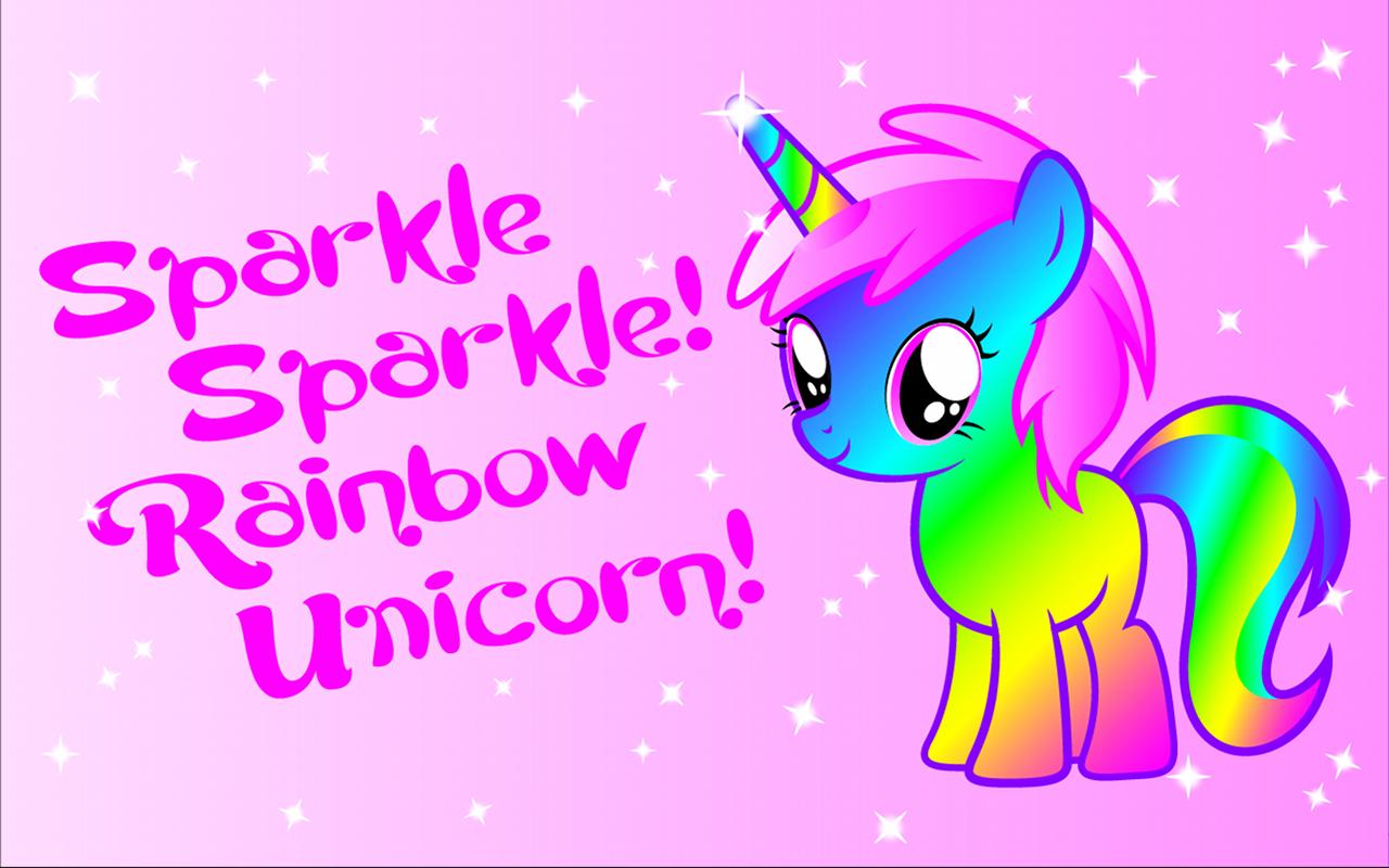 Cute Rainbow Unicorn Desktop Wallpapers