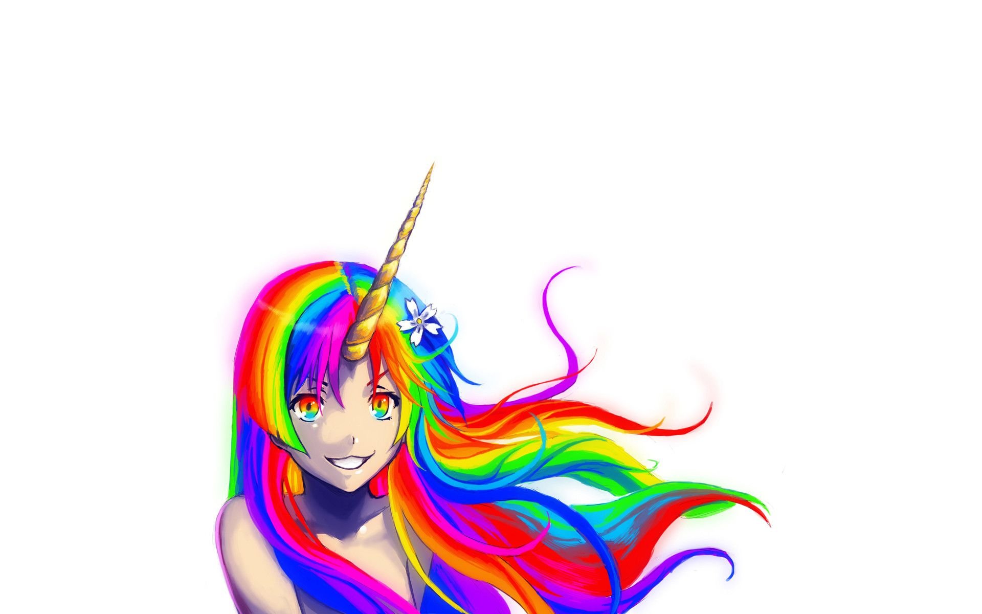 Cute Rainbow Unicorn Desktop Wallpapers