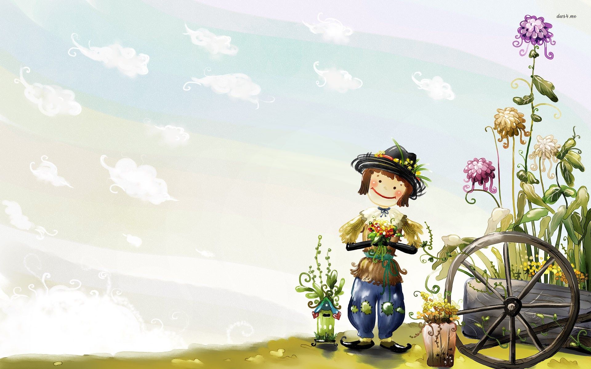 Cute Scarecrow Desktop Wallpapers