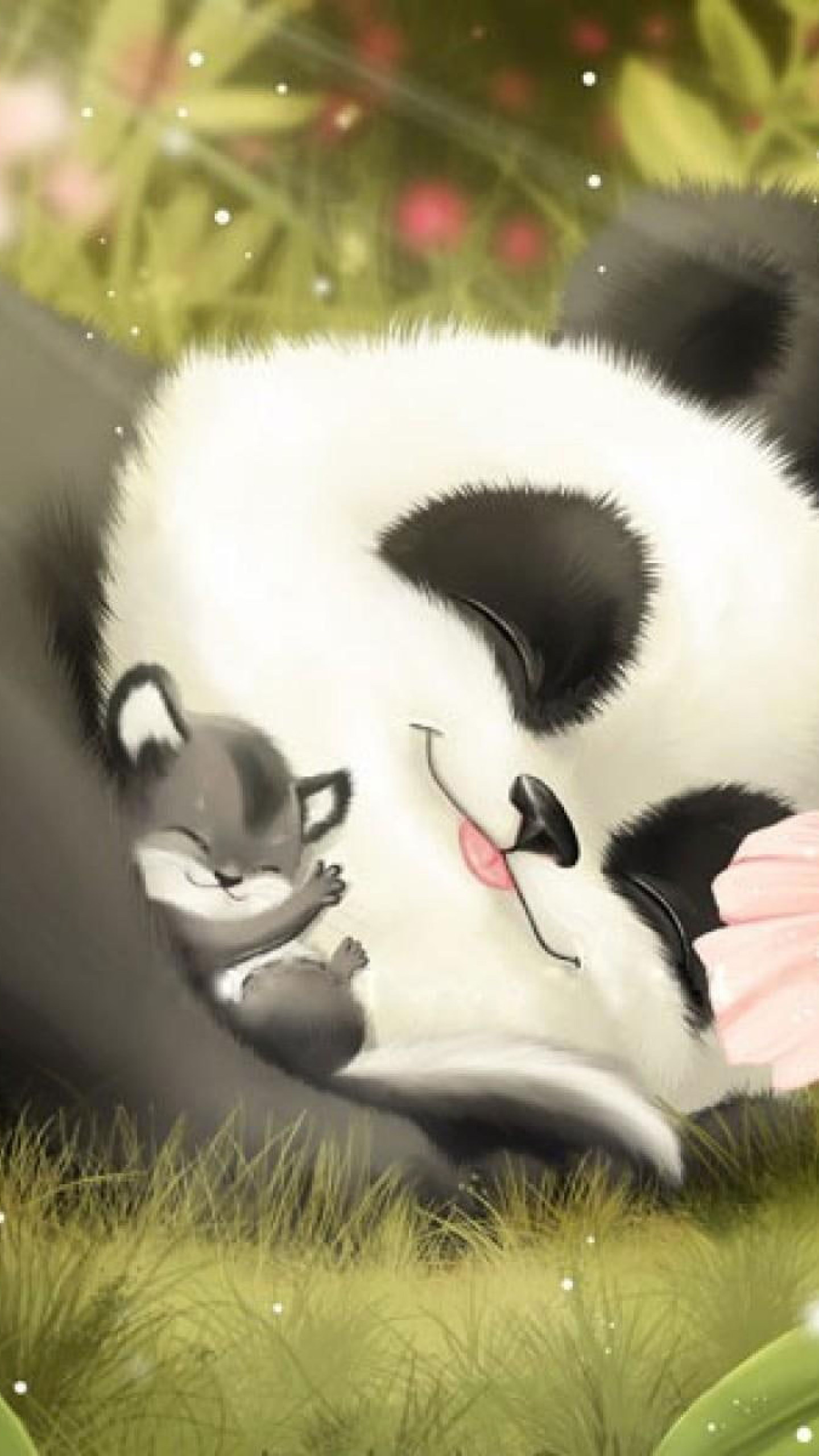 Cute Sleeping Panda Wallpapers