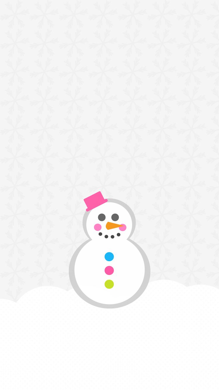 Cute Snowman Iphone Wallpapers