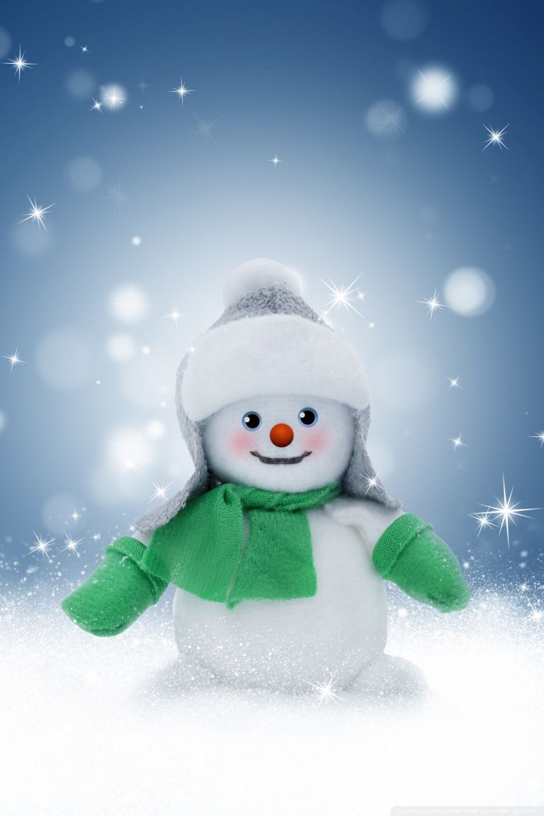 Cute Snowman Iphone Wallpapers