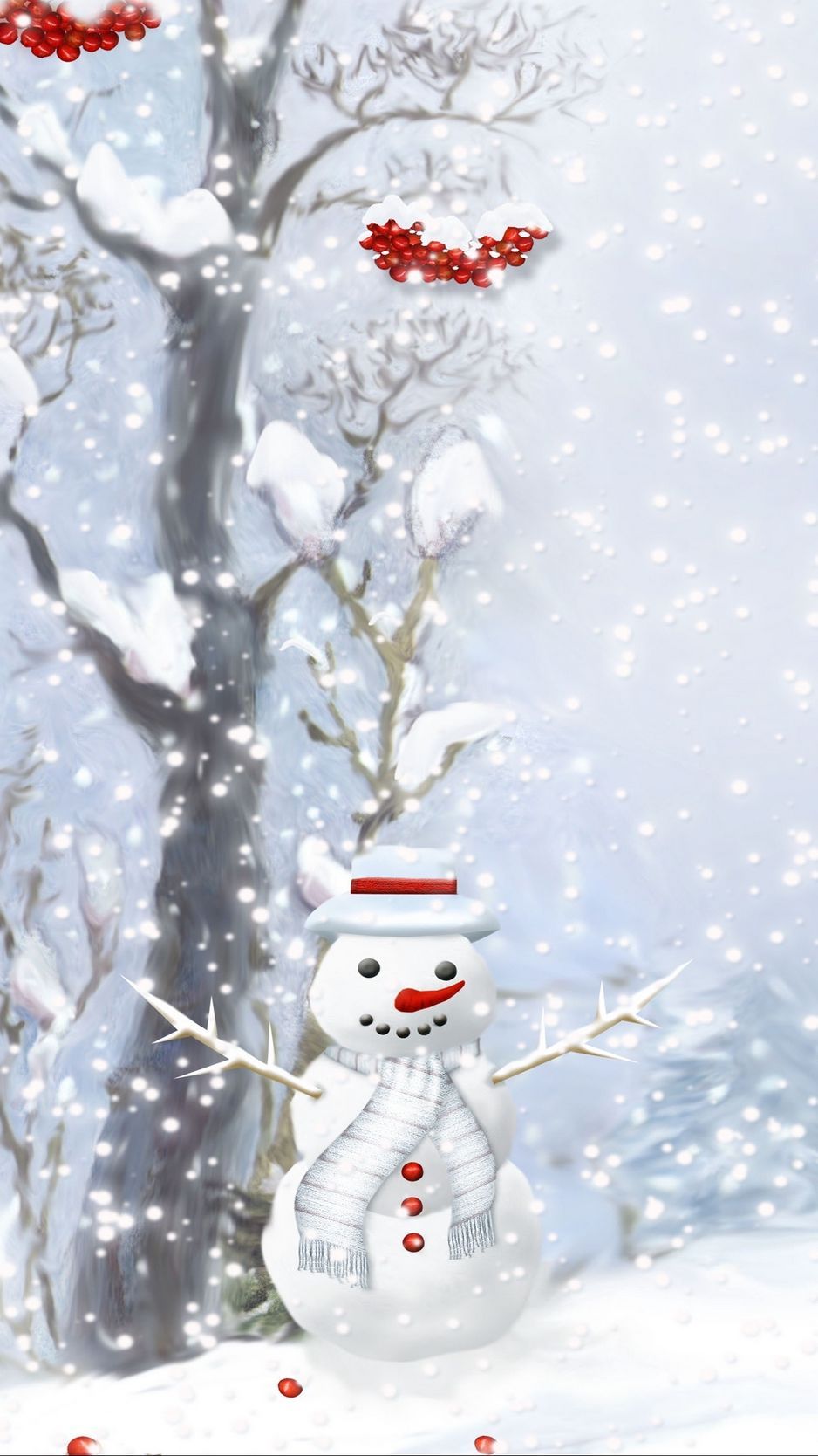 Cute Snowman Iphone Wallpapers