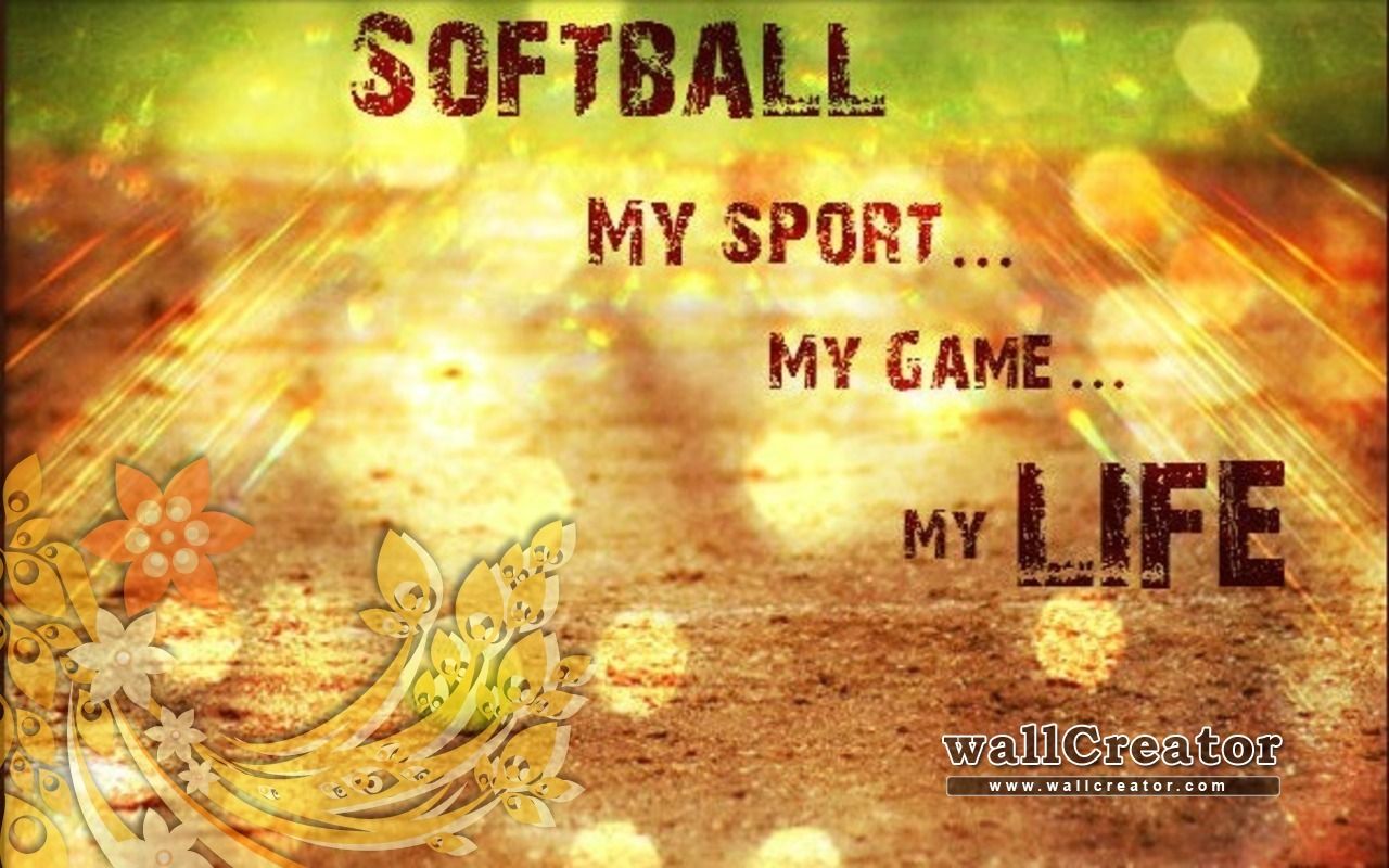 Cute Softball Wallpapers Wallpapers