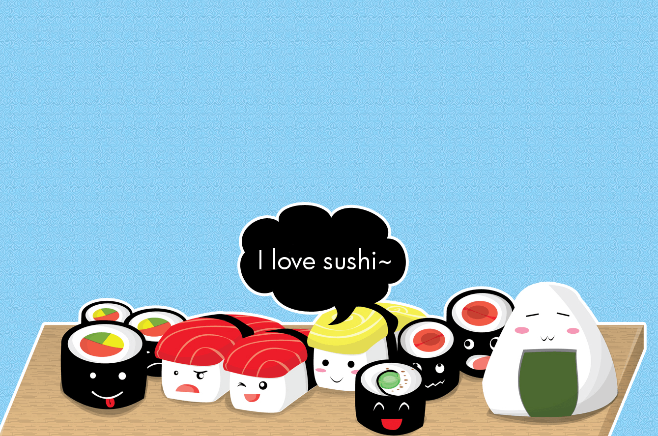 Cute Sushi Wallpapers