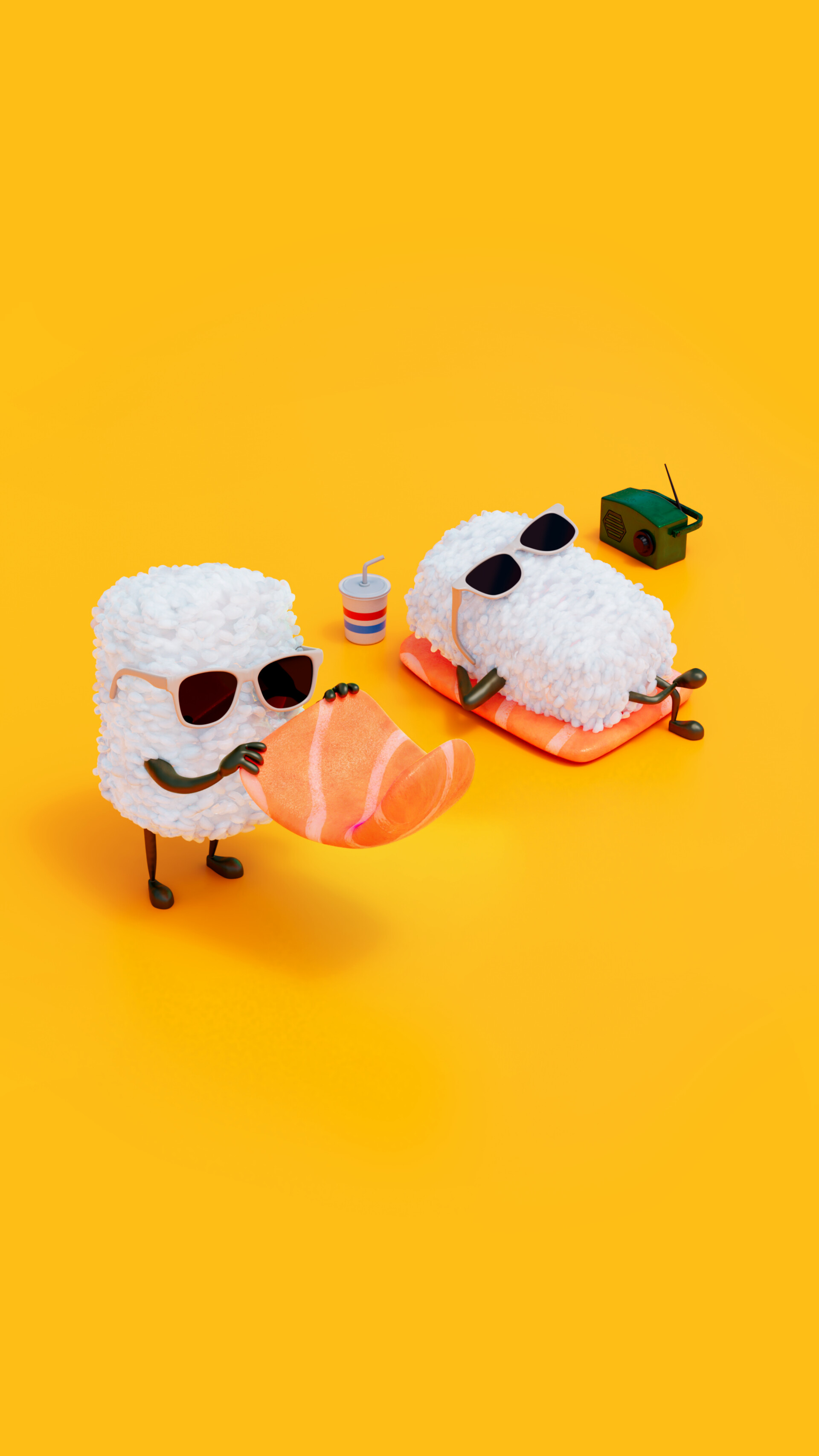 Cute Sushi Wallpapers