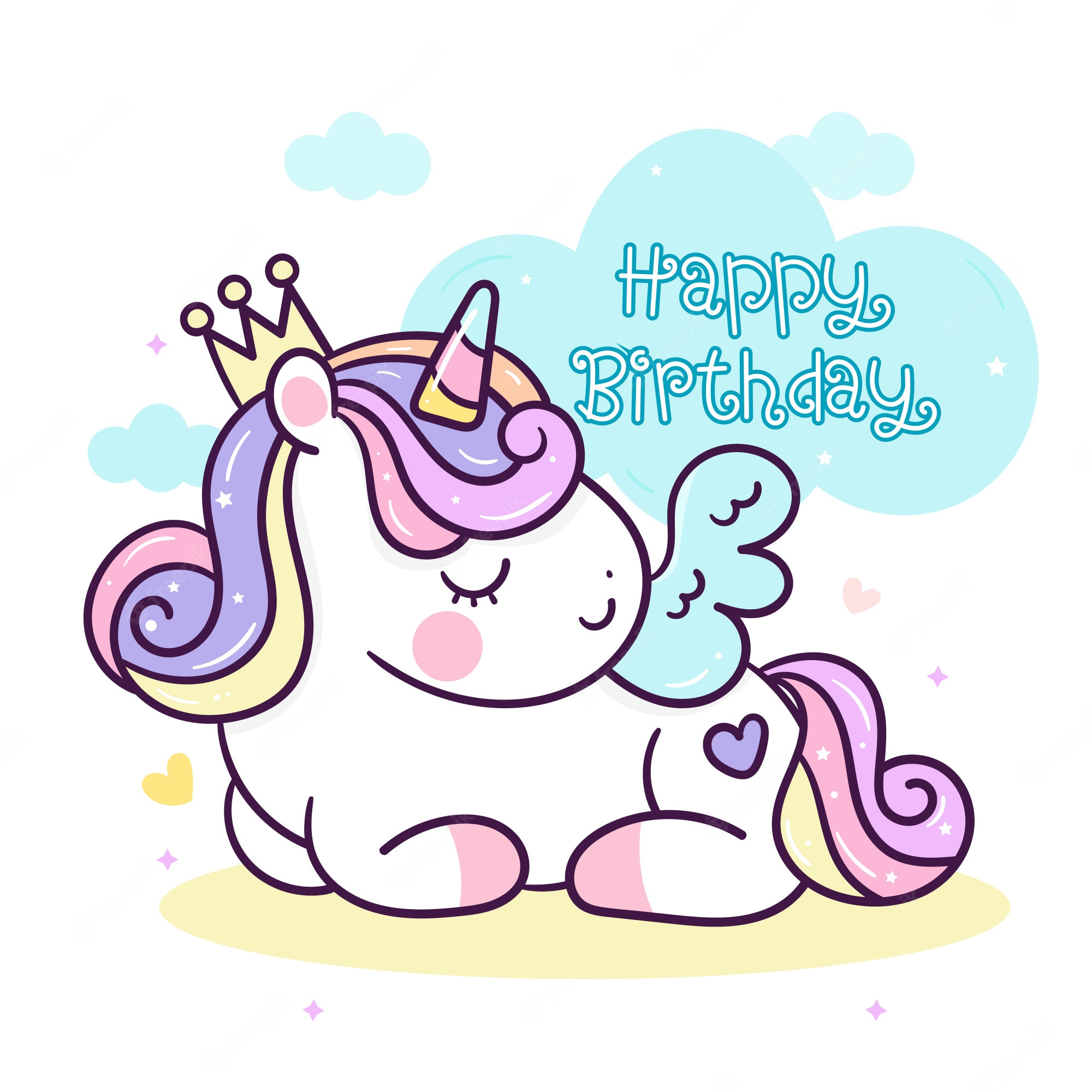 Cute Unicorn Birthday Wallpapers