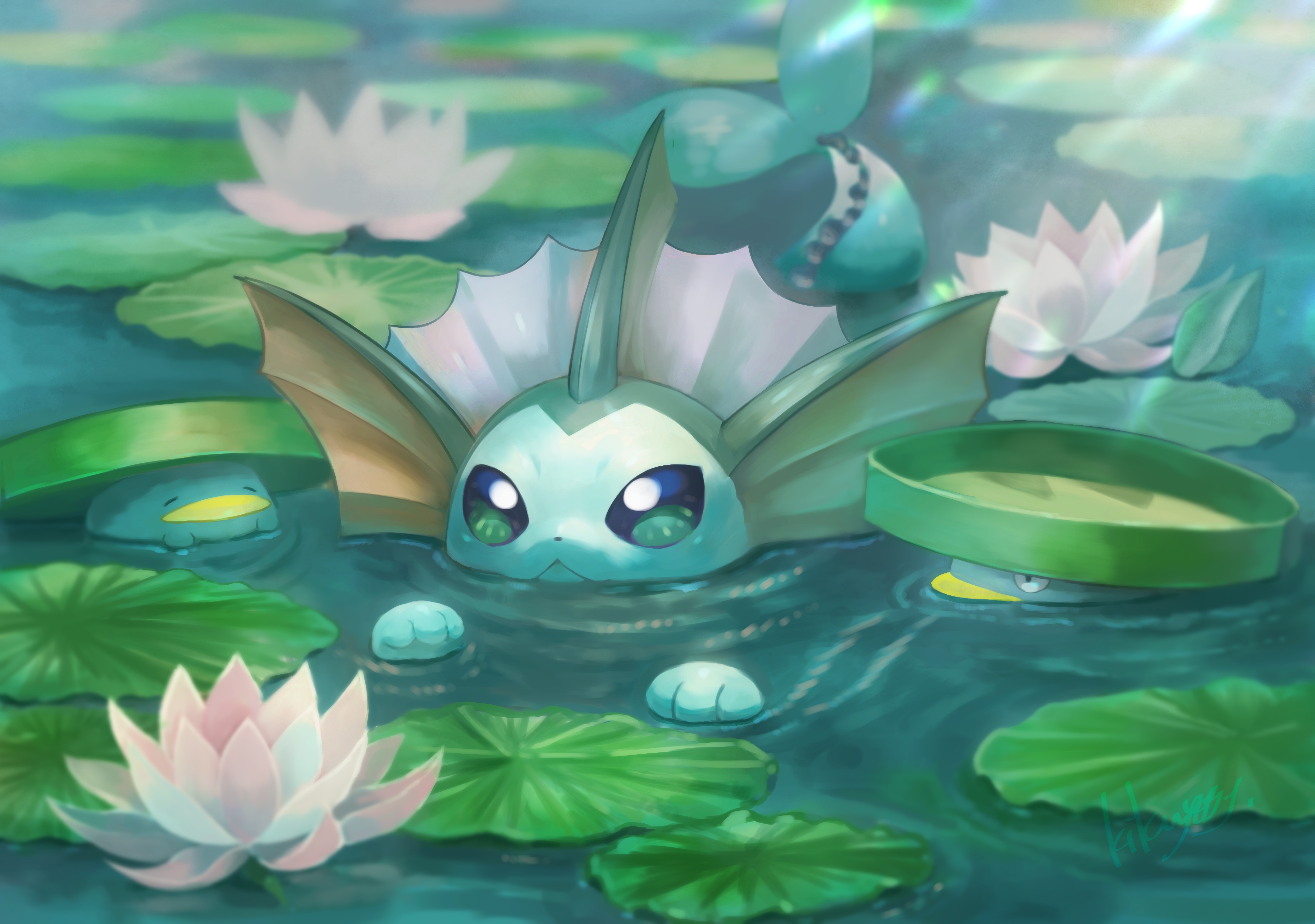 Cute Vaporeon Wallpapers