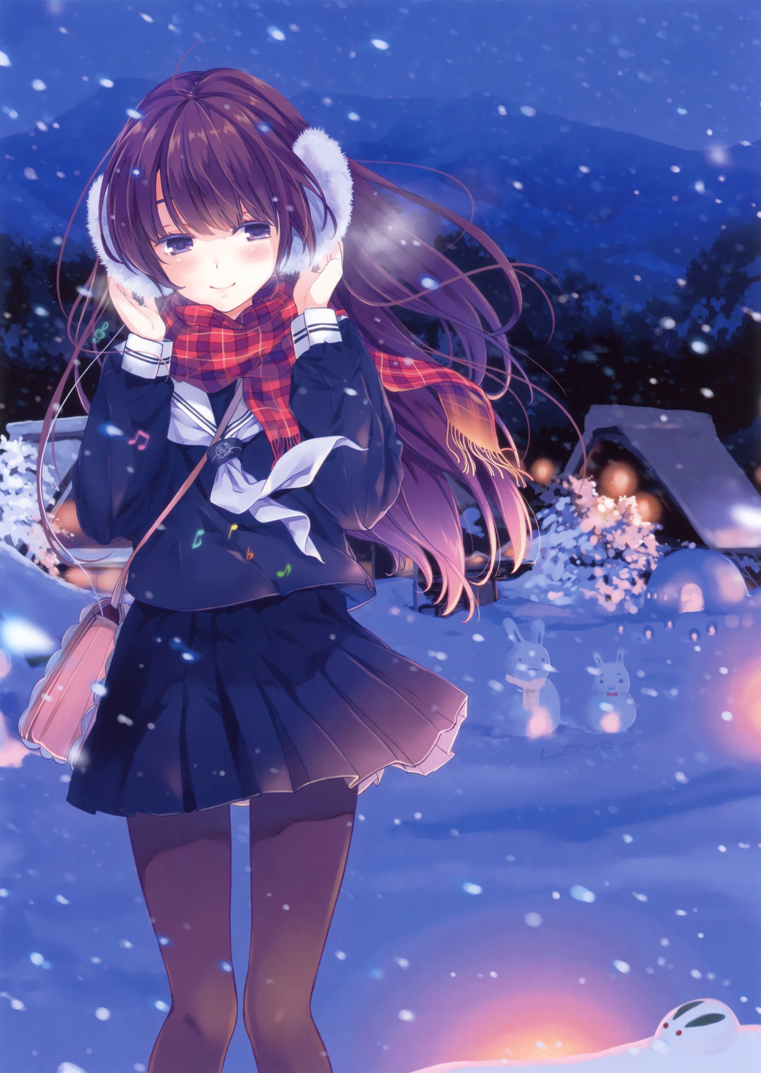 Cute Winter Anime Wallpapers