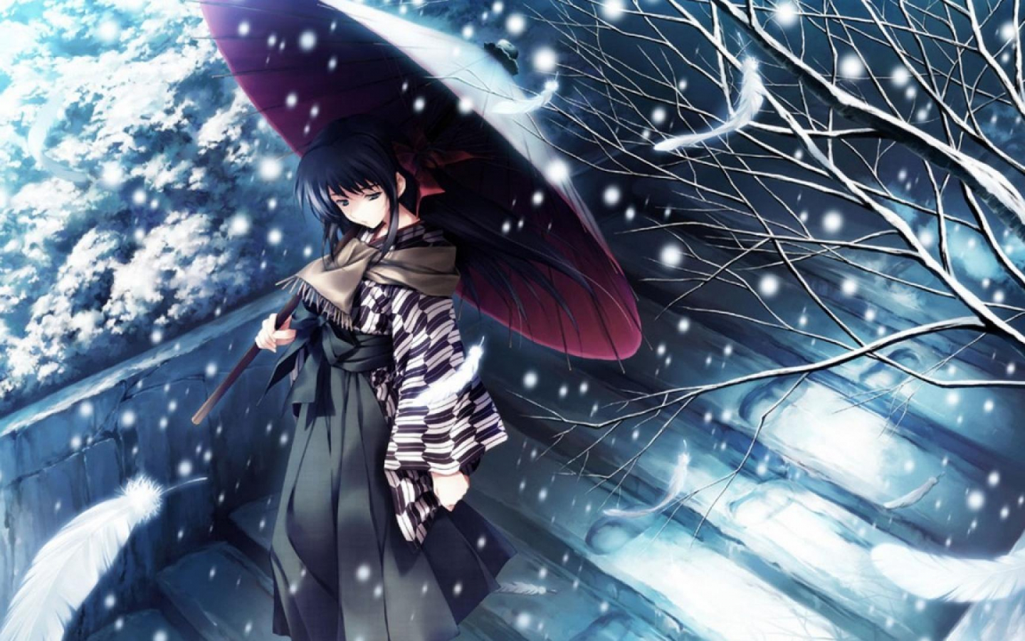 Cute Winter Anime Wallpapers