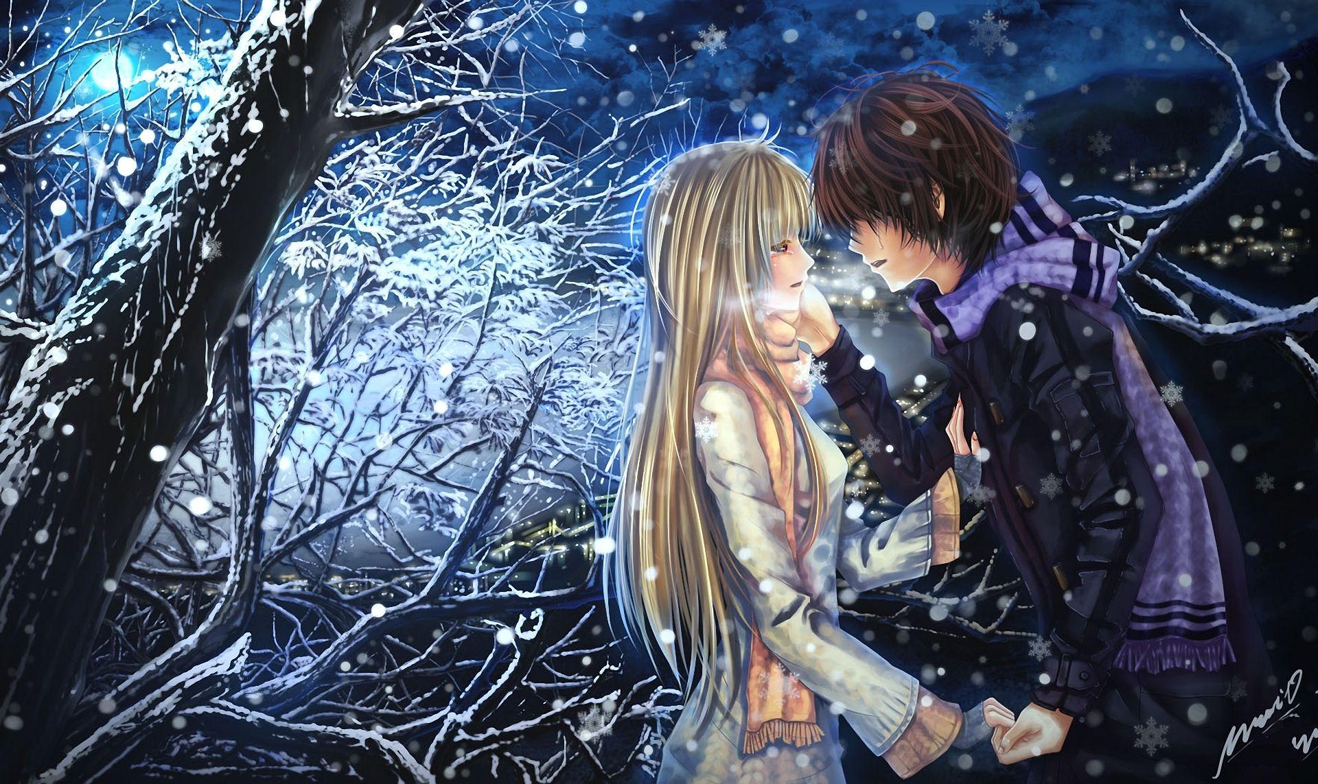 Cute Winter Anime Wallpapers