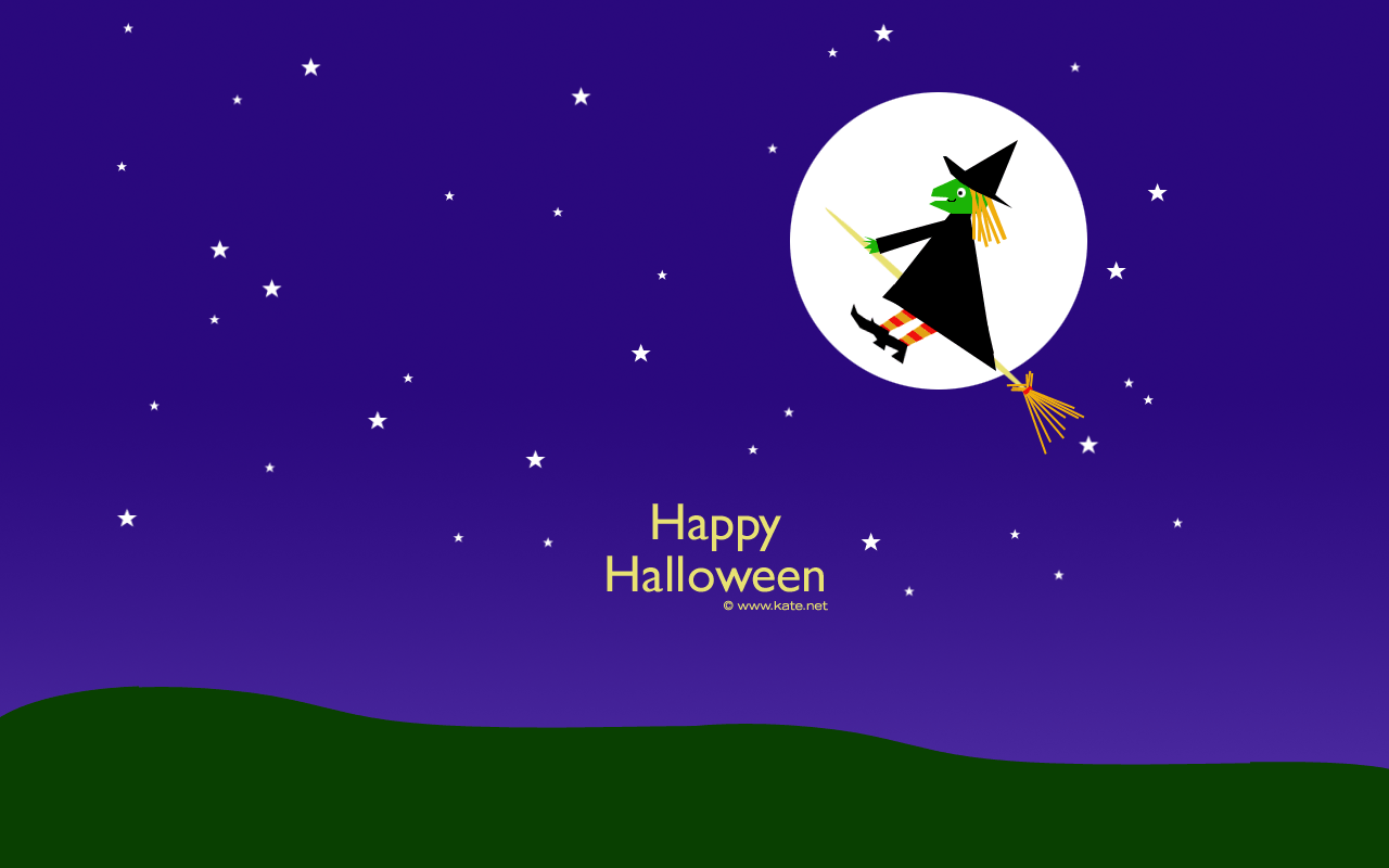 Cute Witch Halloween Wallpapers