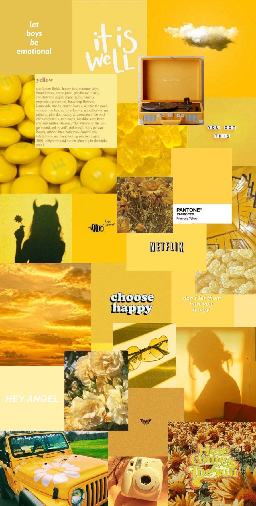 Cute Yellow Aesthetic Wallpapers