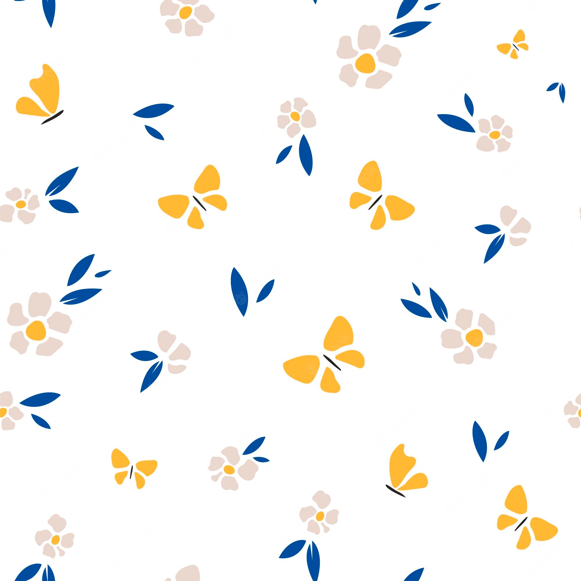 Cute Yellow Butterflies Wallpapers