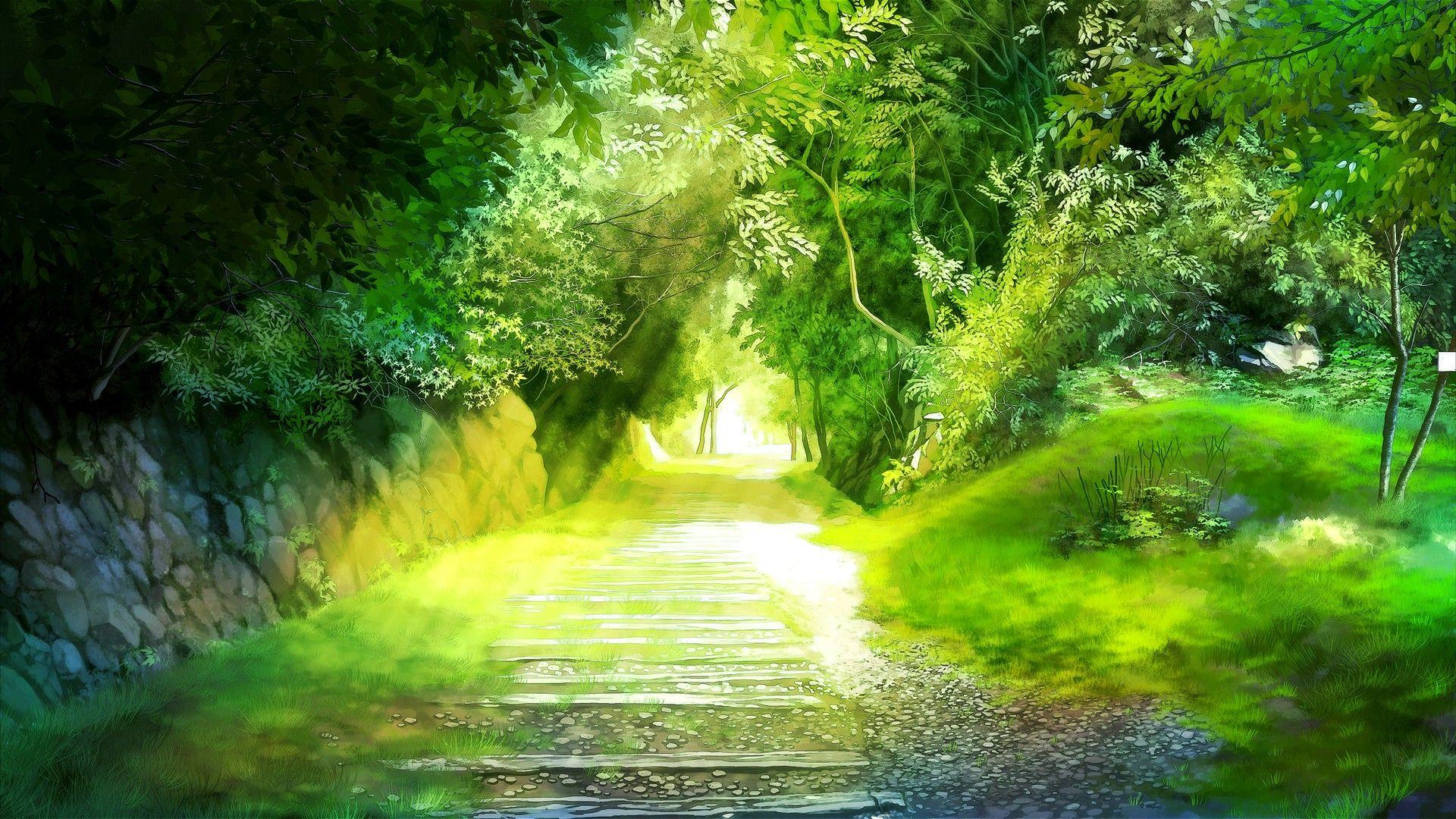 Cool Anime Forest Wallpapers