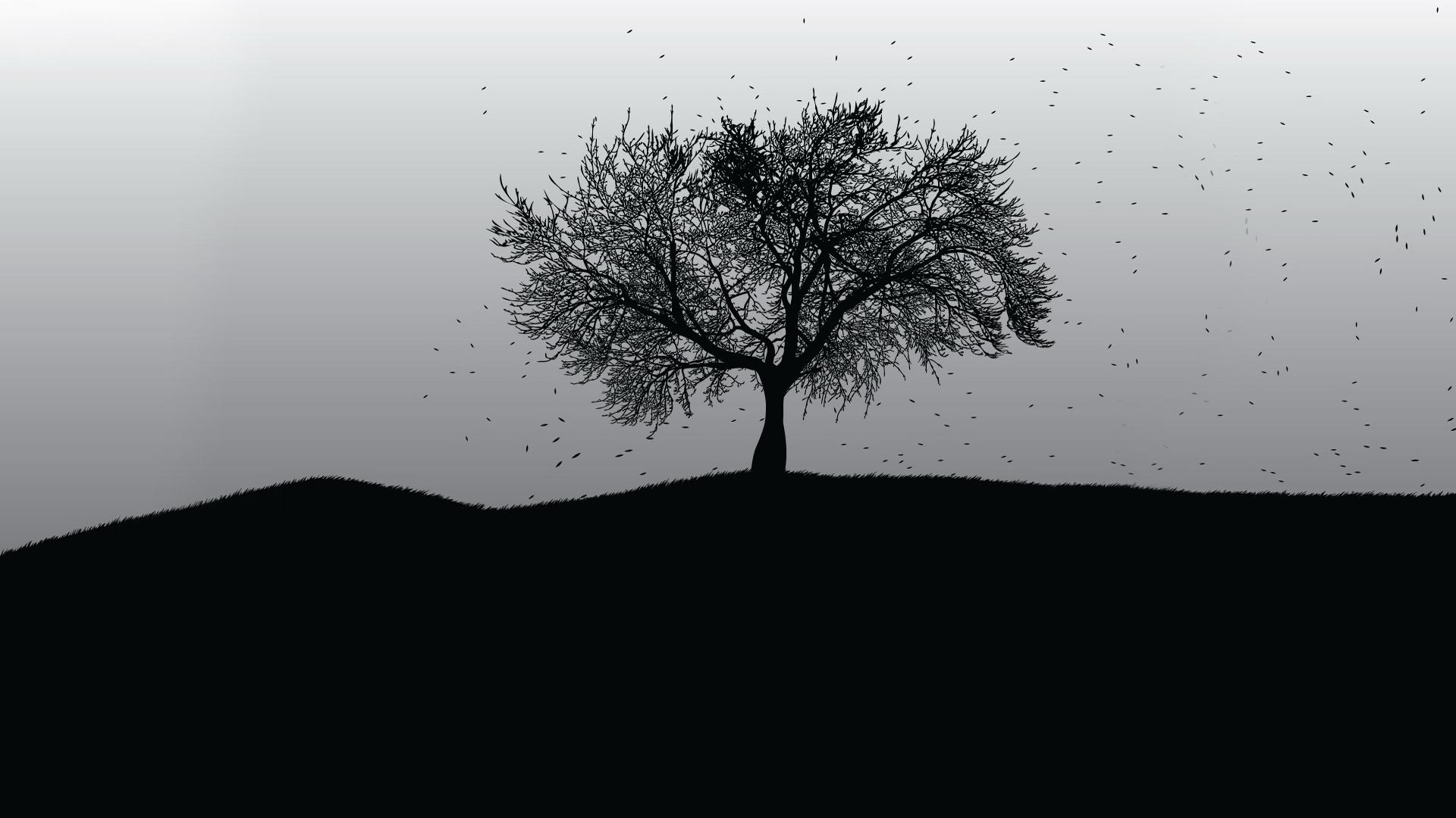 Cool Black And White Tree Wallpapers