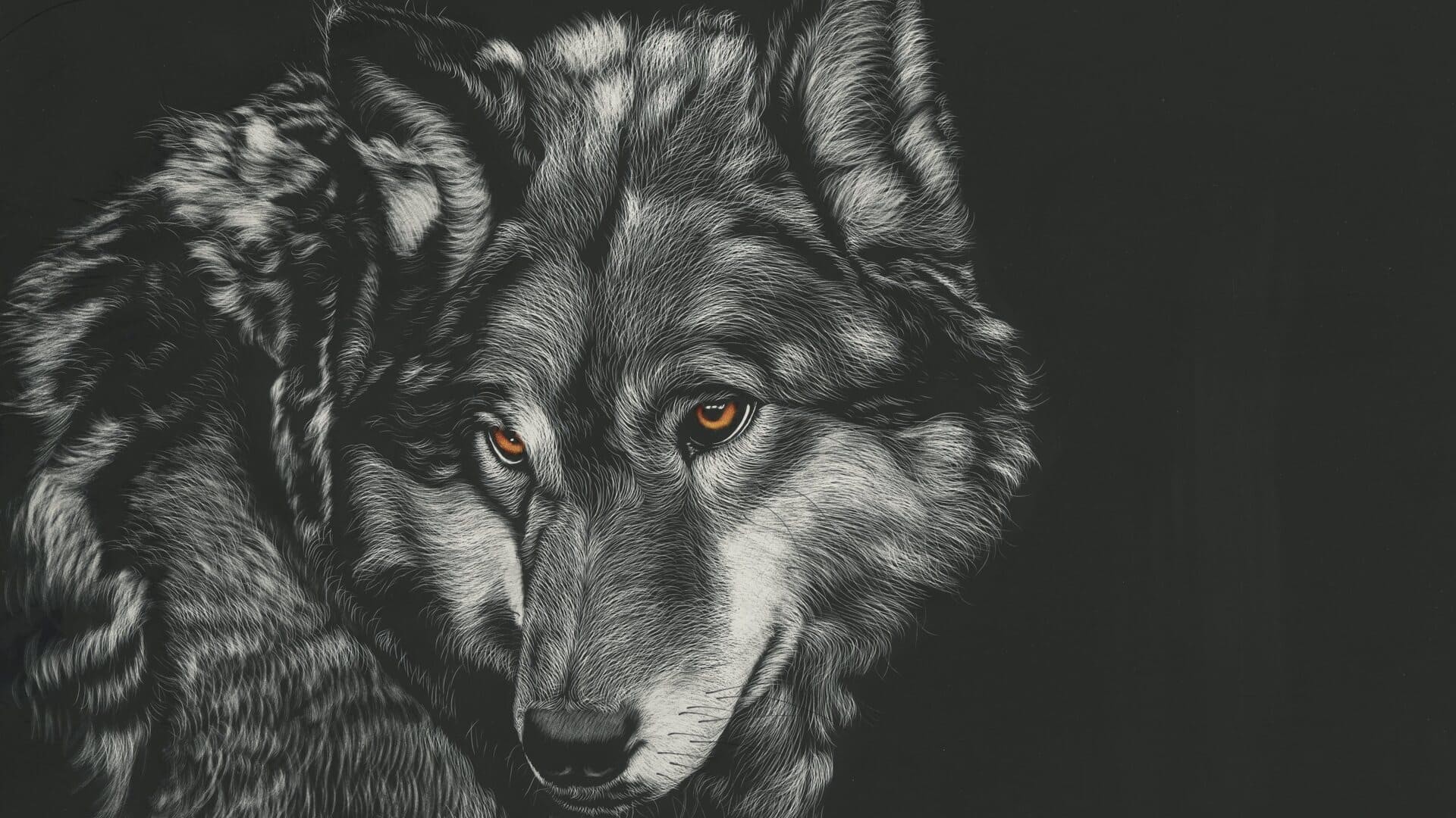 Cool Black And White Wolf Wallpapers Wallpapers