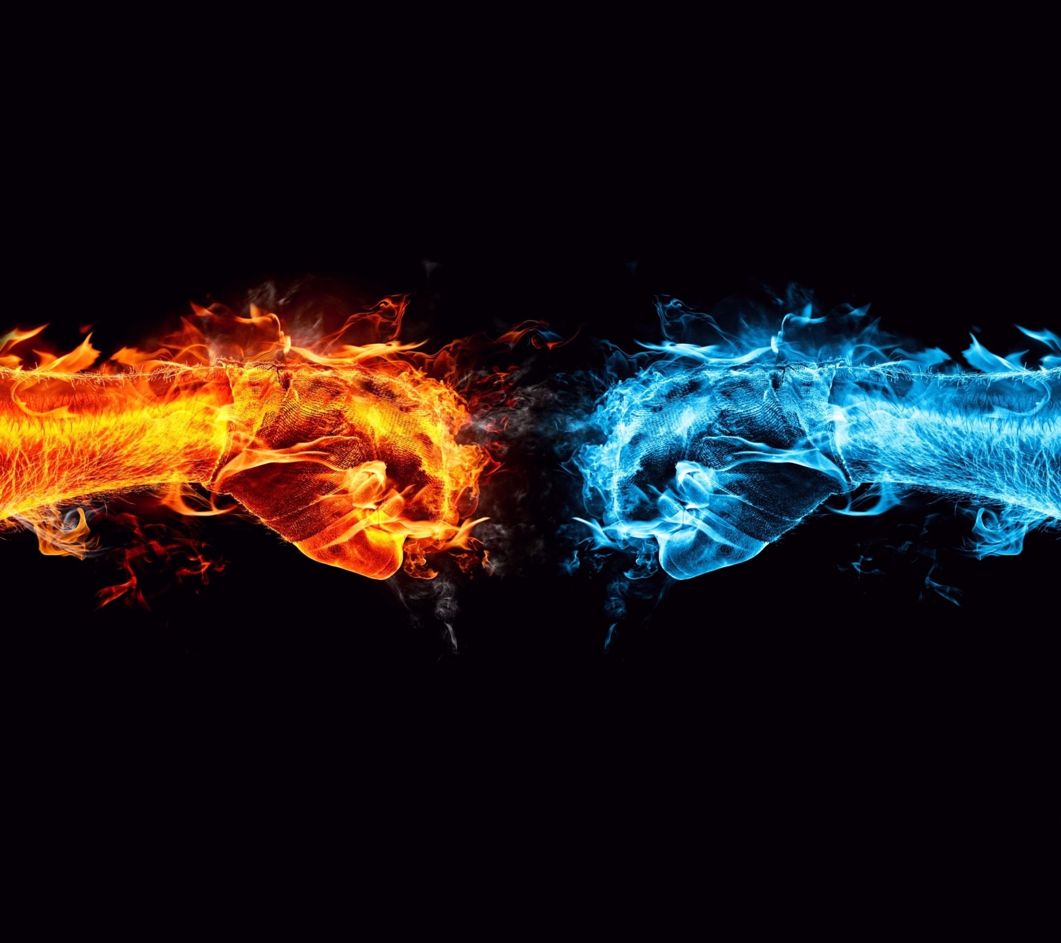 Cool Blue Fire Wallpapers