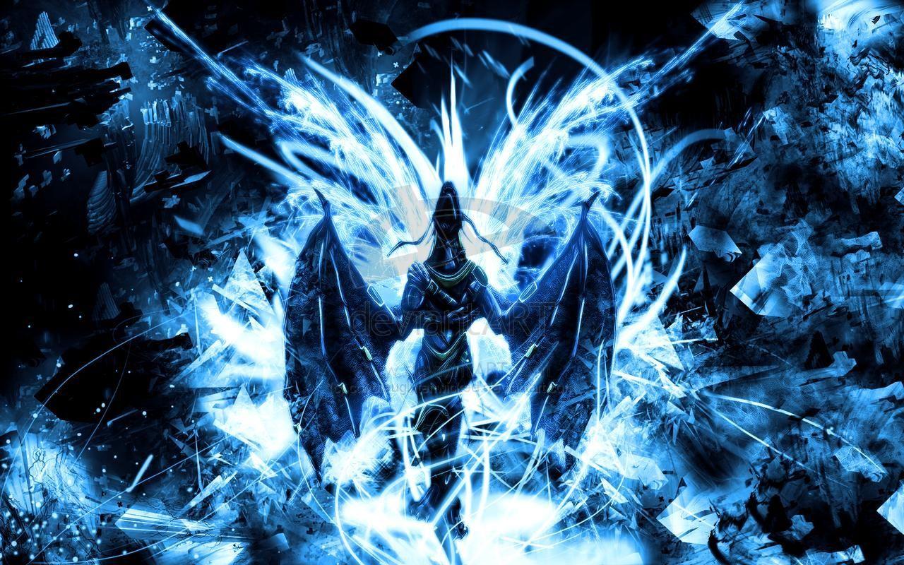 Cool Blue Fire Dragon Wallpapers
