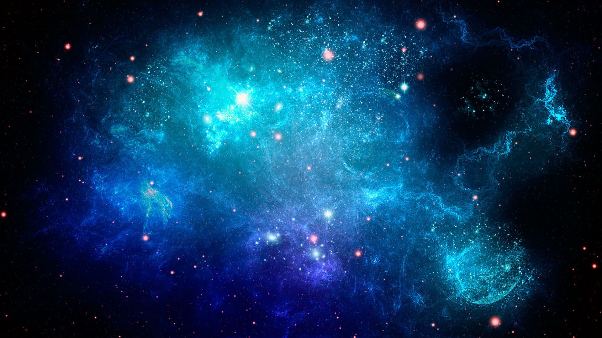 Cool Blue Galaxy Stars Wallpapers