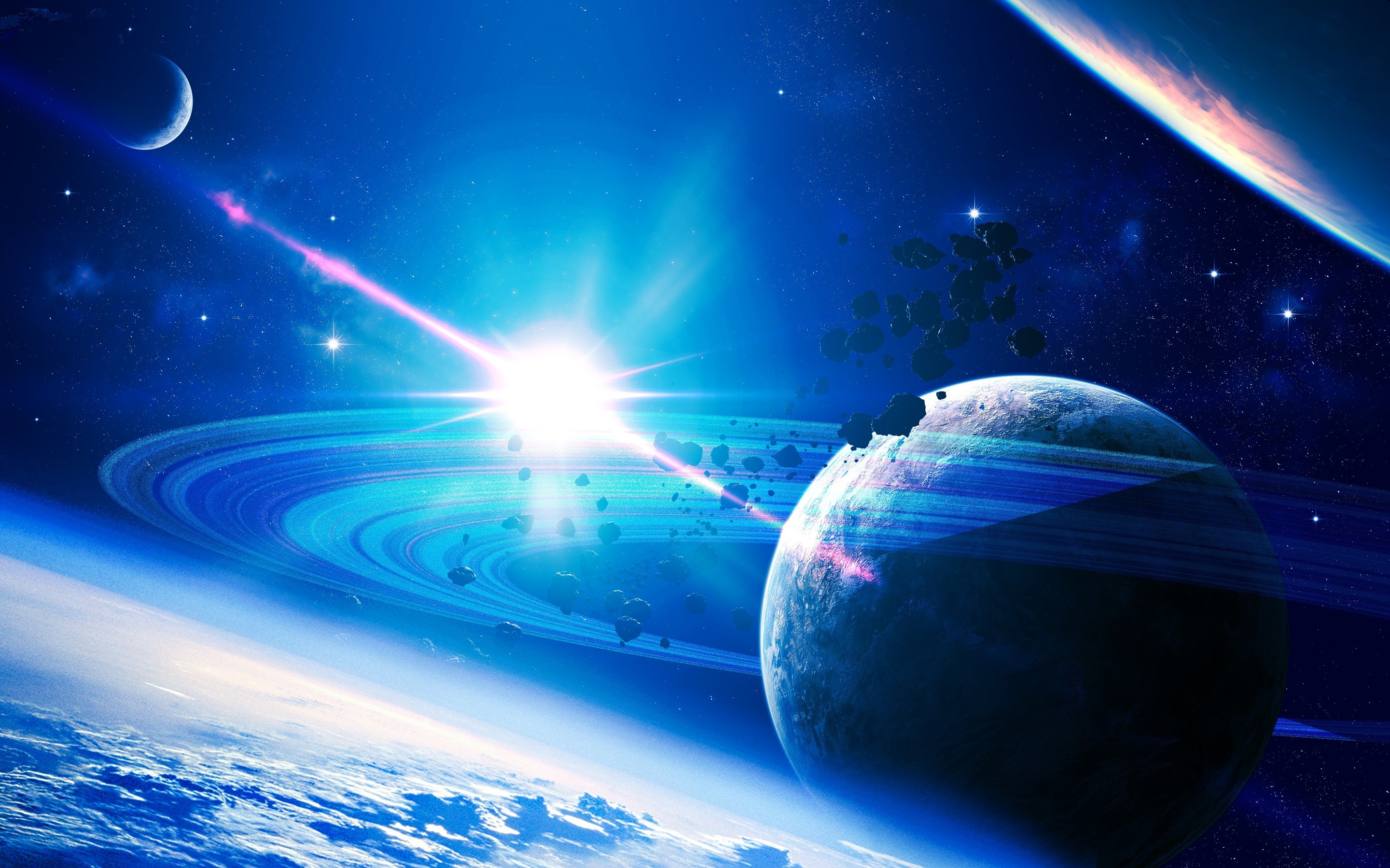 Cool Blue Space Wallpapers