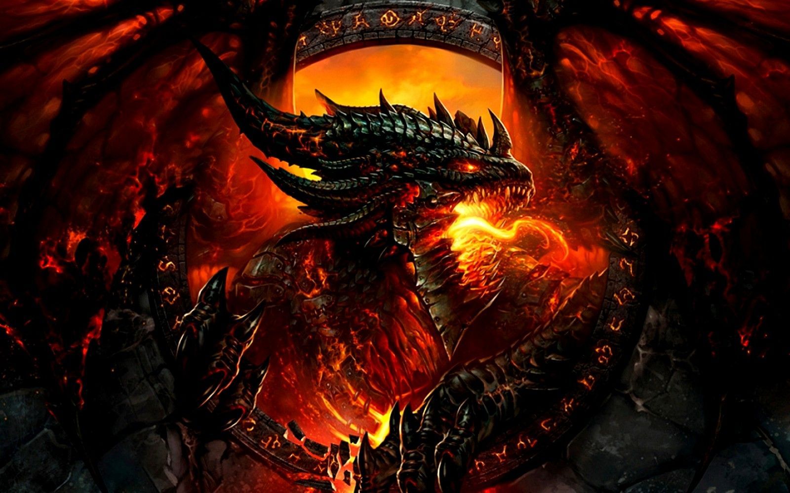 Cool Fire Dragon Wallpapers