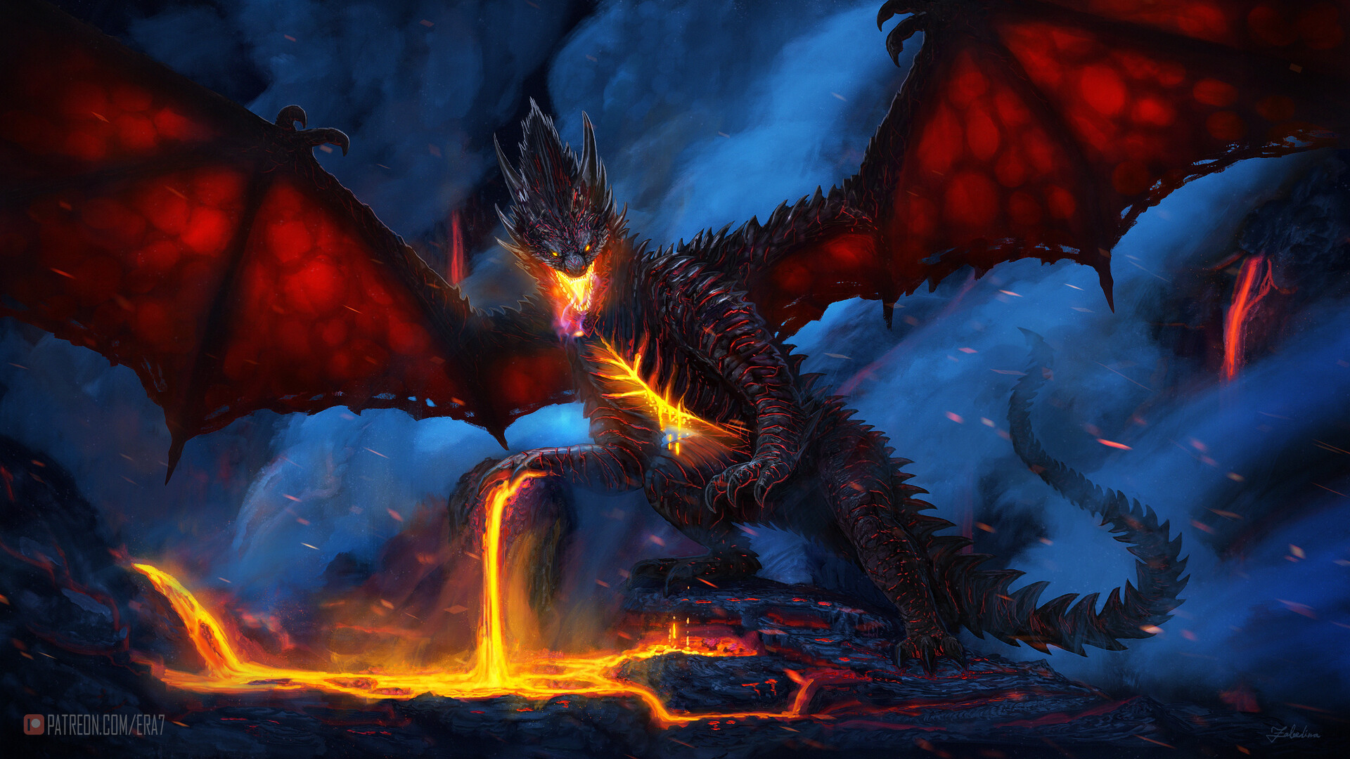 Cool Fire Dragon Wallpapers