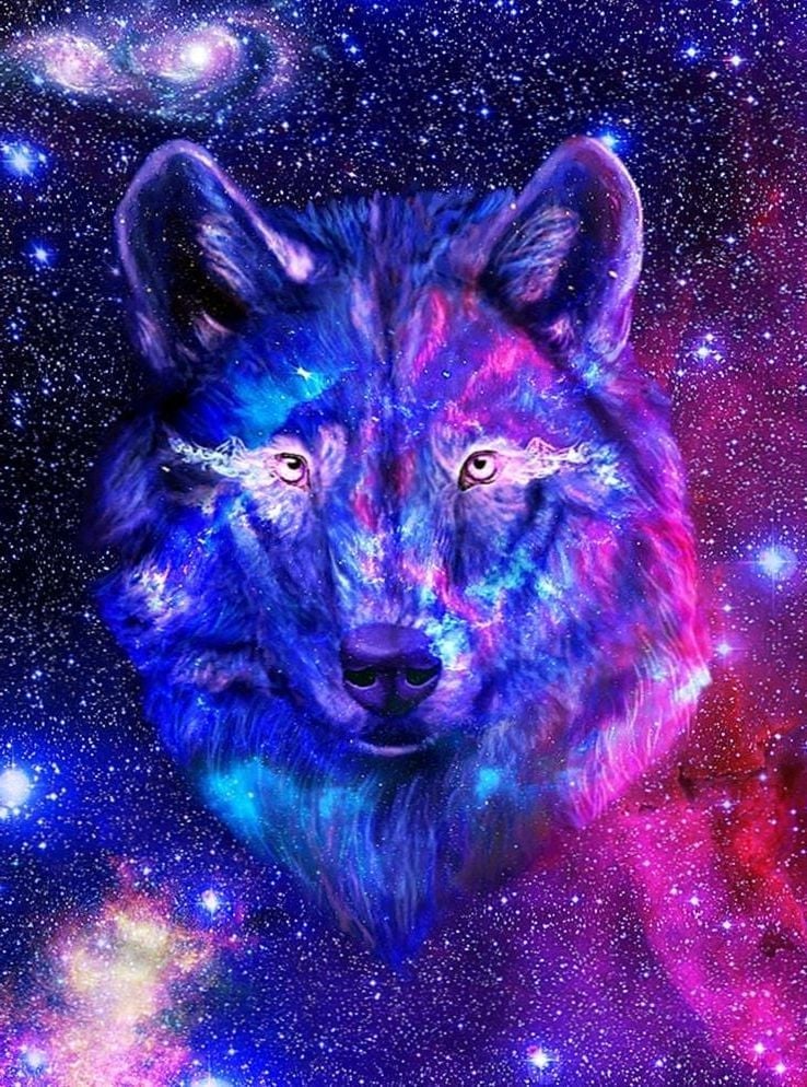 Cool Galaxy Wolves Wallpapers Wallpapers