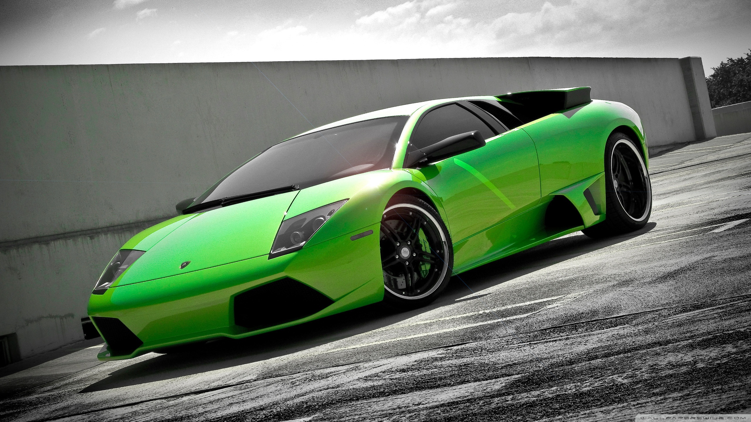 Cool Green Lamborghini Wallpapers