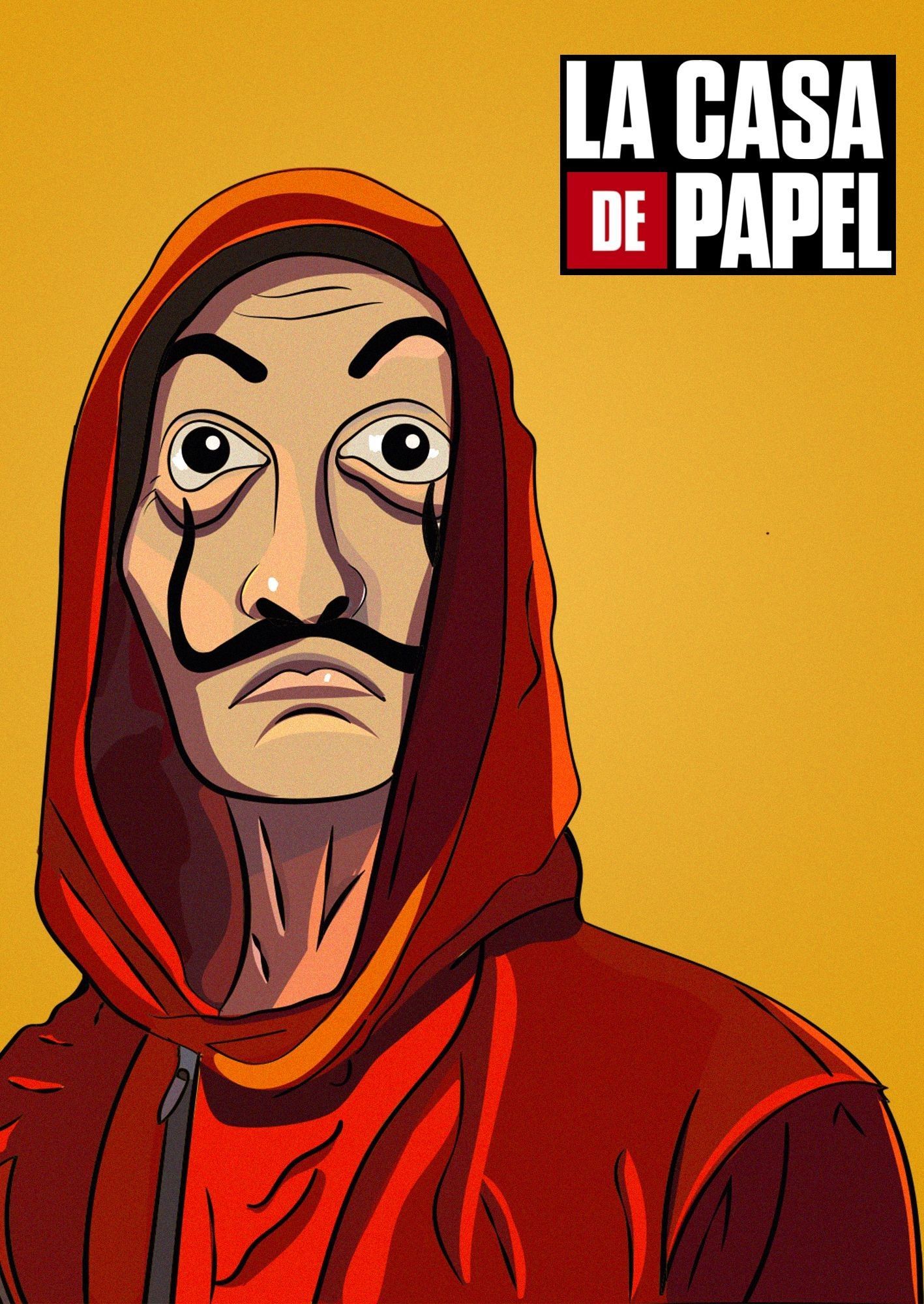 Cool Money Heist Cartoon Wallpapers Wallpapers