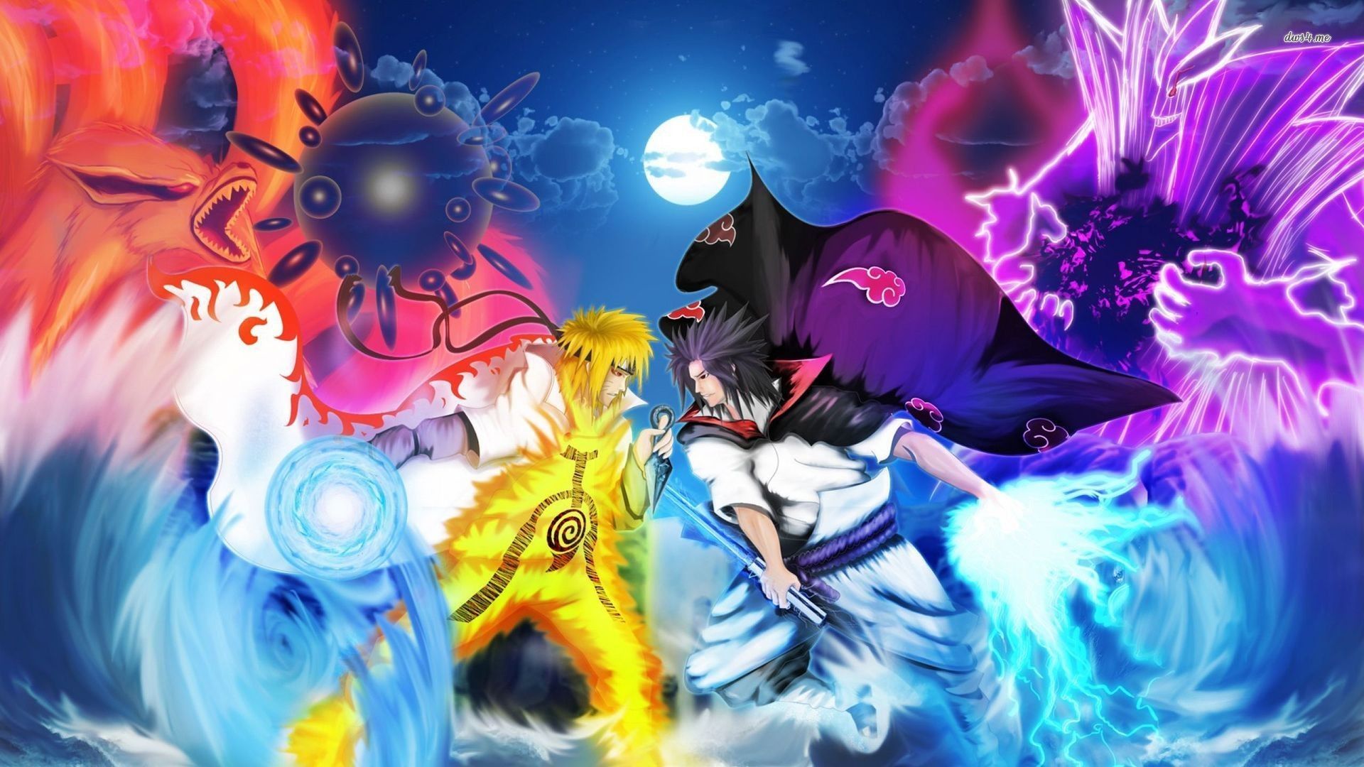 Cool Naruto Vs Sasuke Wallpapers