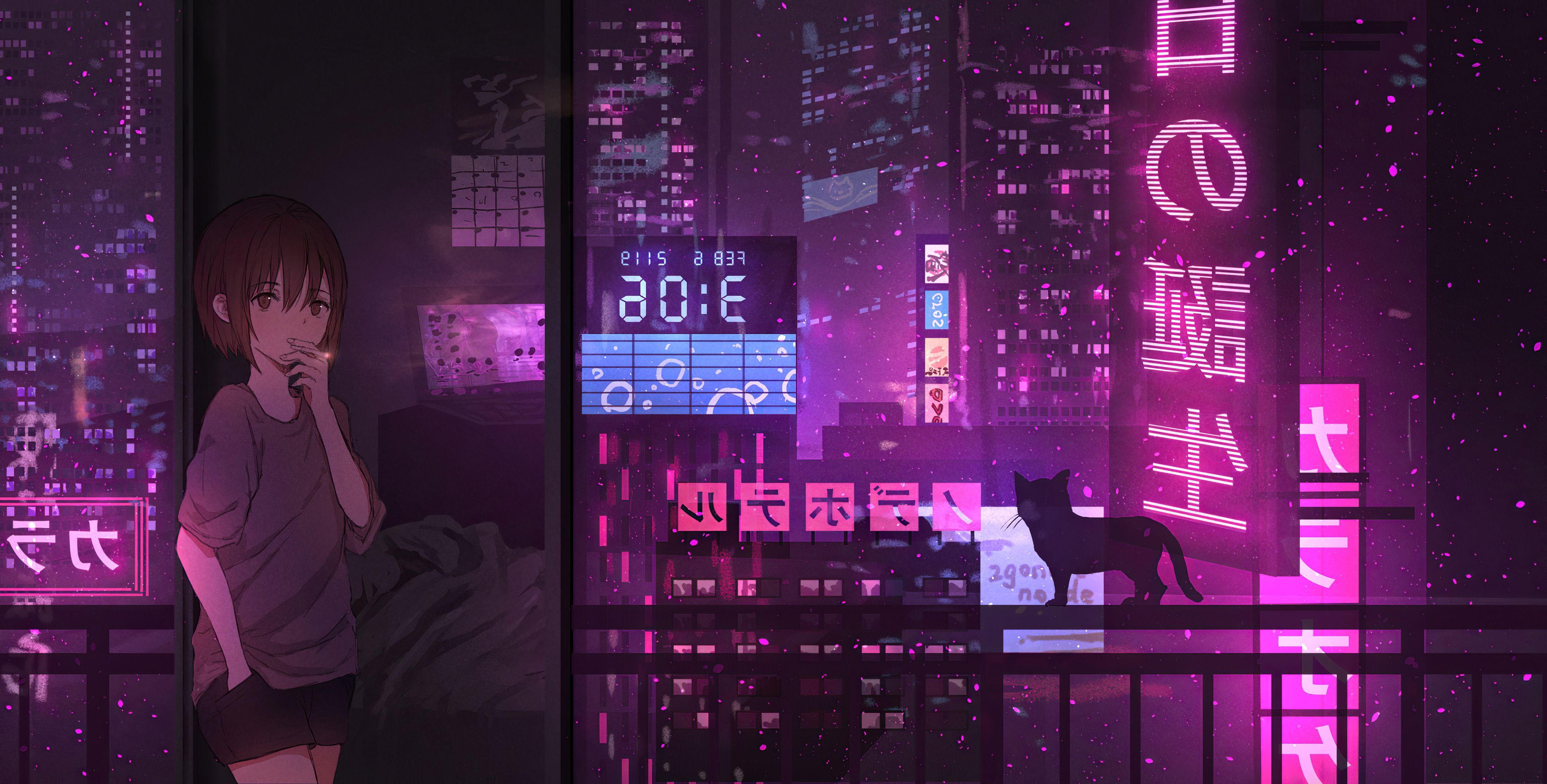 Cool Neon Anime Wallpapers