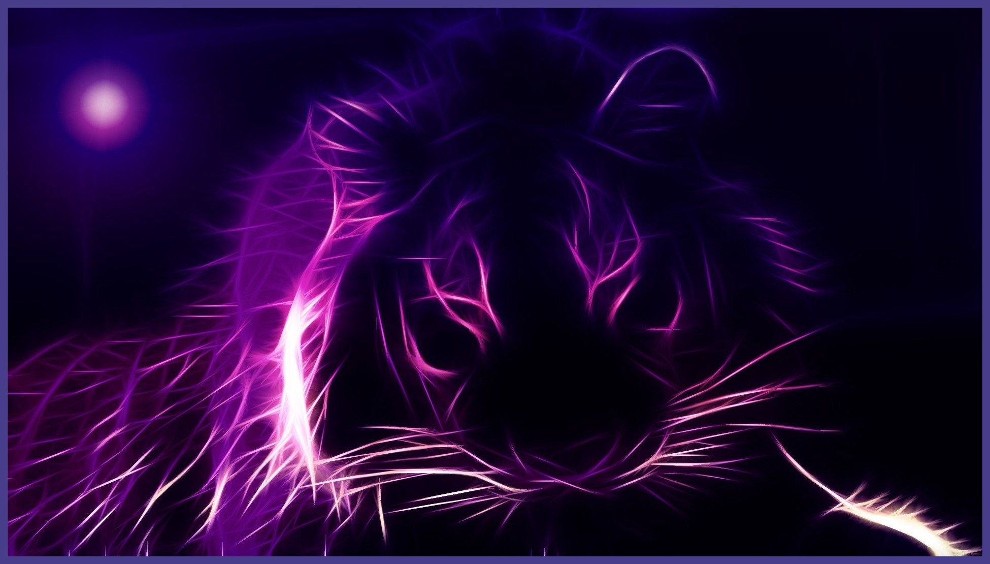 Cool Neon Lion Wallpapers