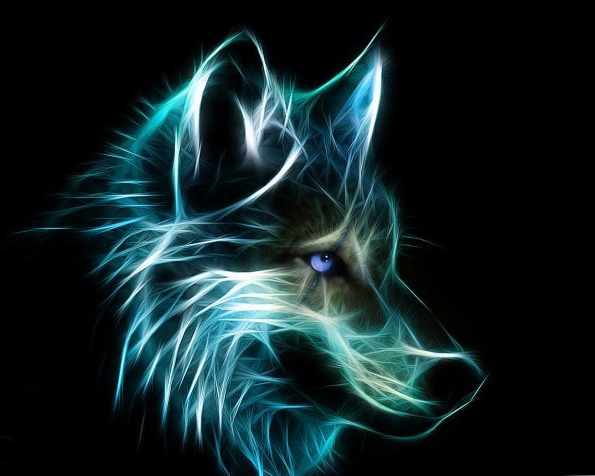 Cool Neon Wolves Wallpapers Wallpapers