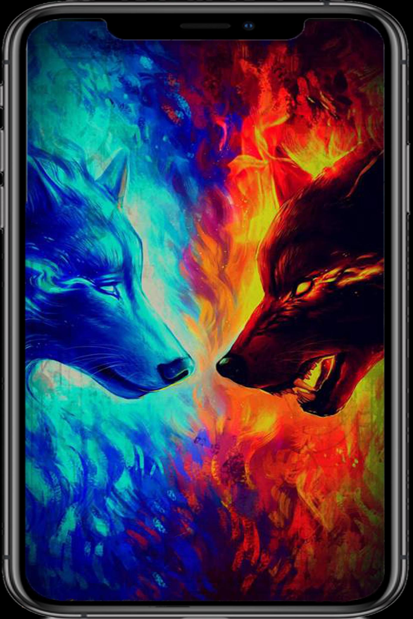 Cool Neon Wolves Wallpapers Wallpapers