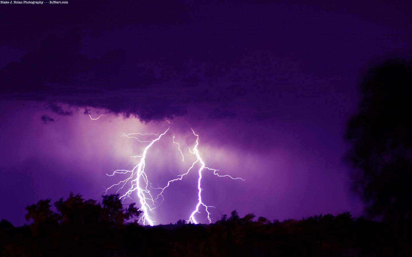 Cool Purple Lightning Wallpapers