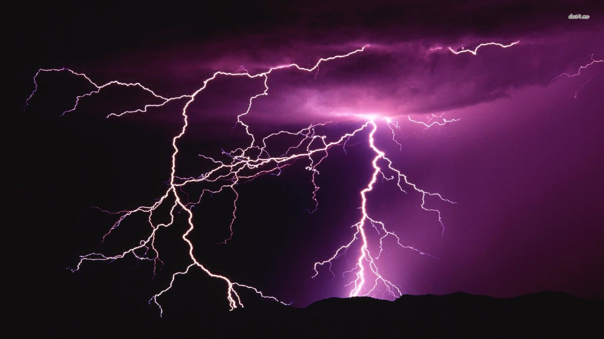 Cool Purple Lightning Wallpapers