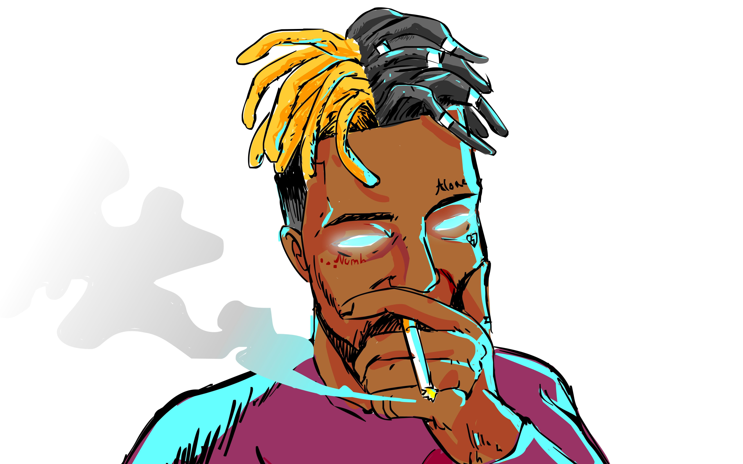 Cool Xxxtentacion Cartoon Wallpapers Wallpapers