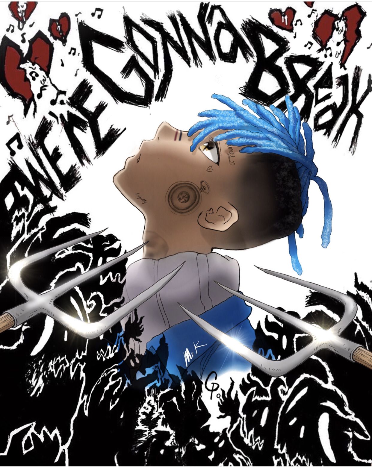 Cool Xxxtentacion Cartoon Wallpapers Wallpapers