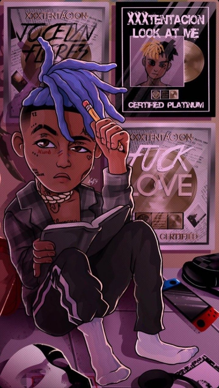 Cool Xxxtentacion Cartoon Wallpapers Wallpapers